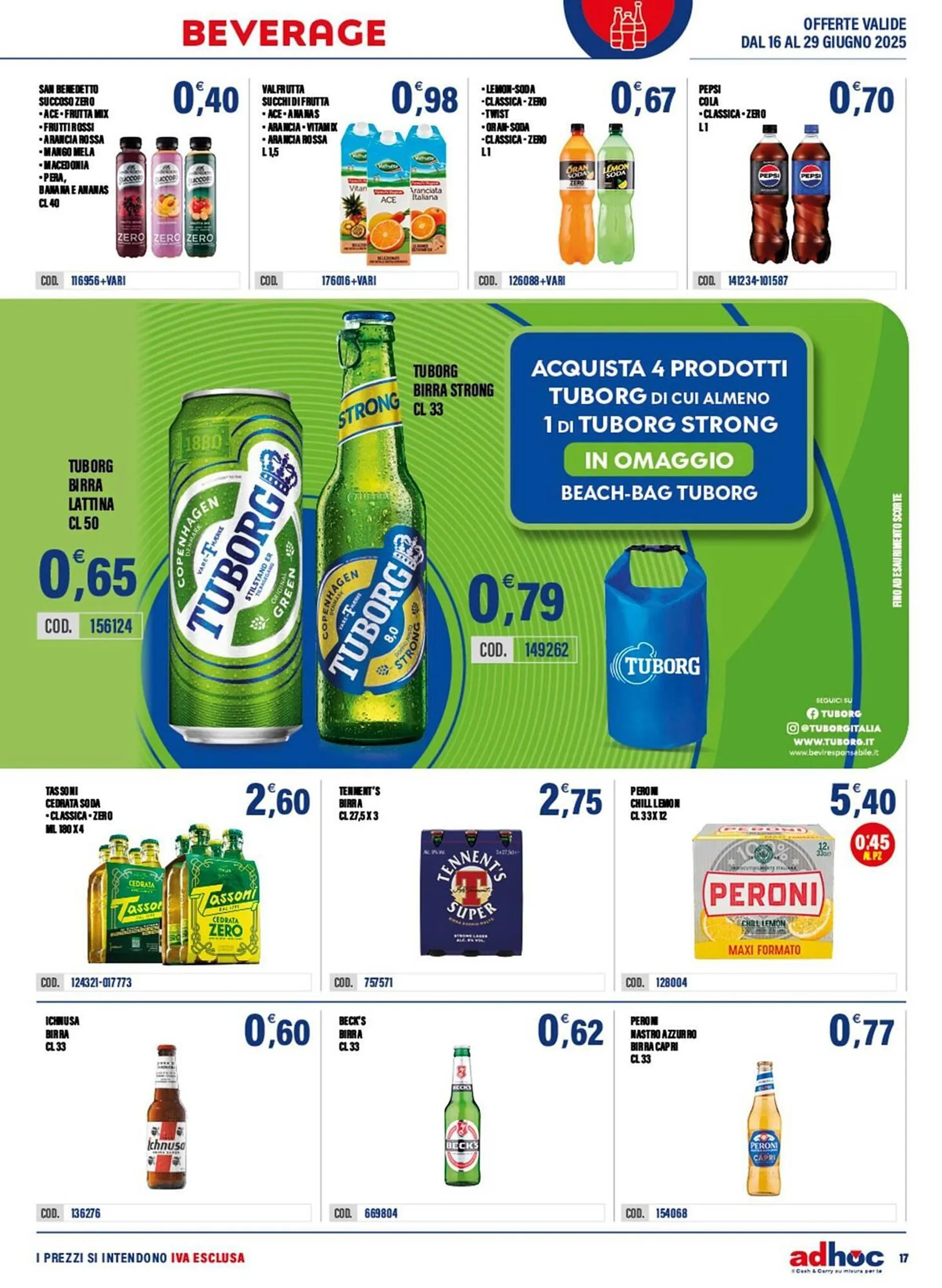Volantino Adhoc da 16 giugno a 29 giugno di 2025 - Pagina del volantino 17