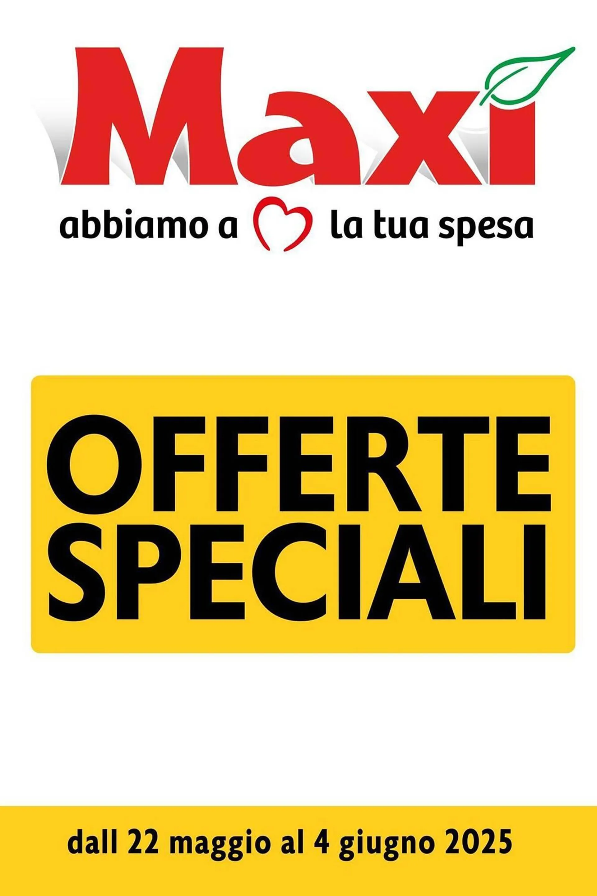Volantino Maxi Supermercati - 1