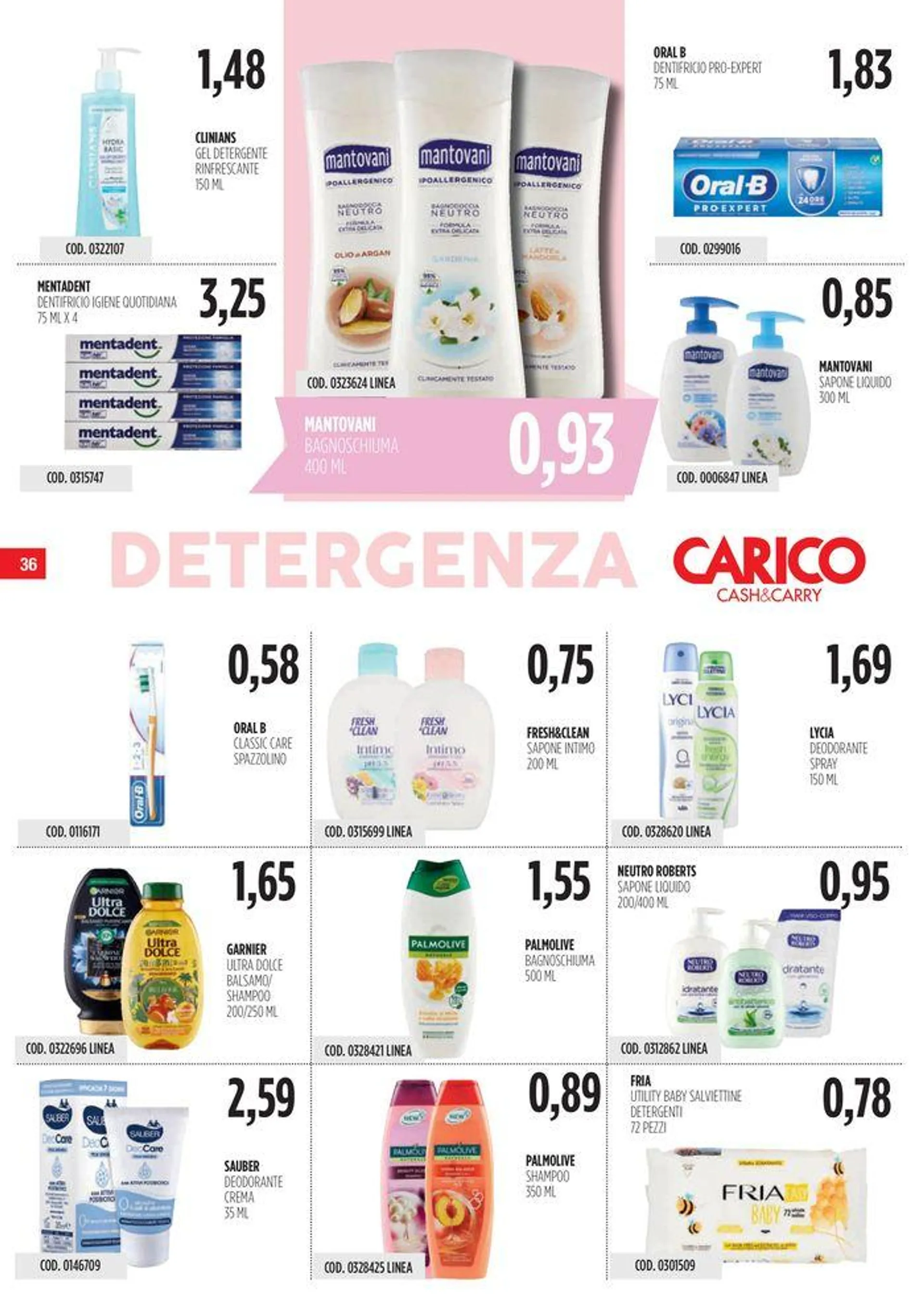 Carico Cash & Carry  da 6 giugno a 19 giugno di 2024 - Pagina del volantino 36