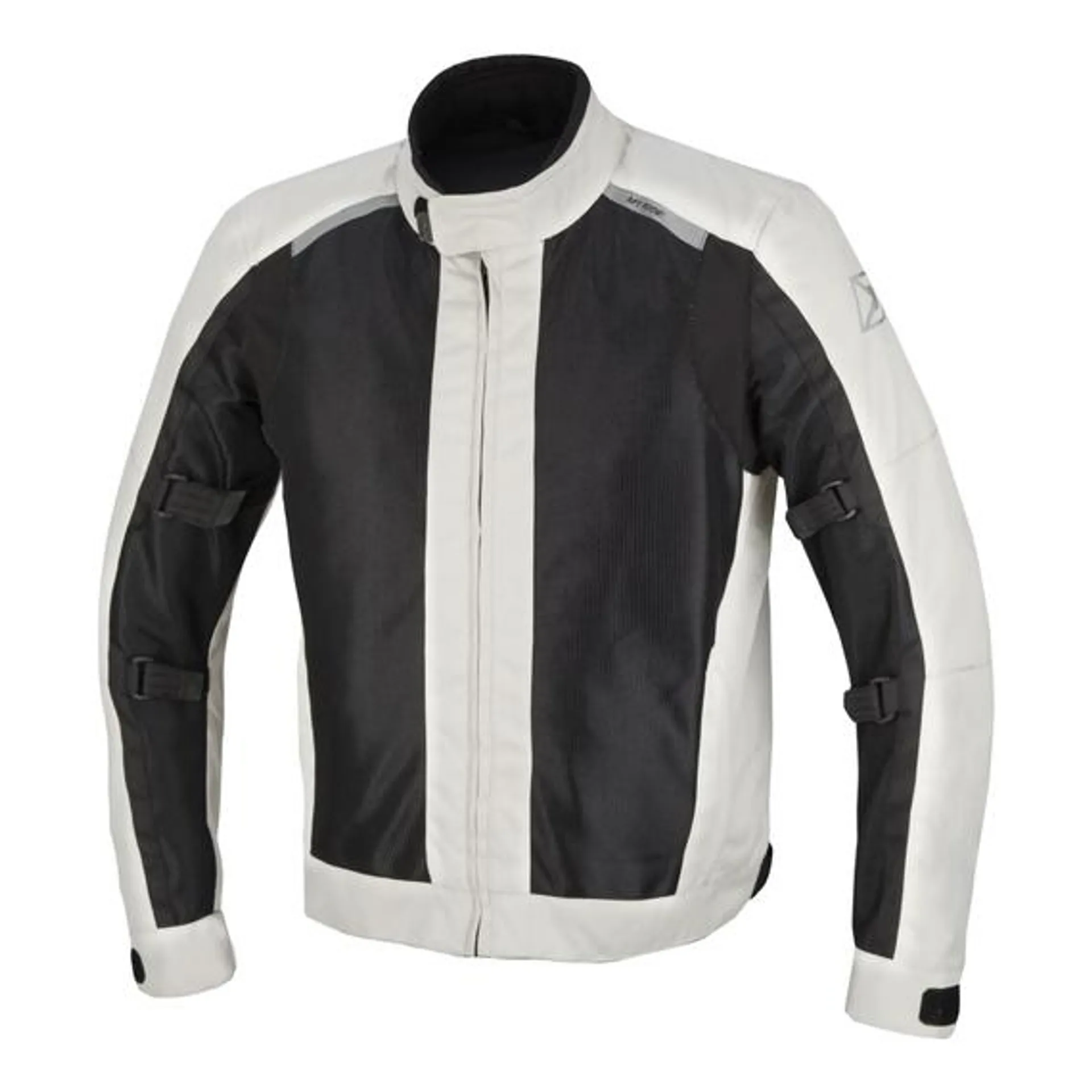 Giacca da moto Typhoon Grigio chiaro/Nero