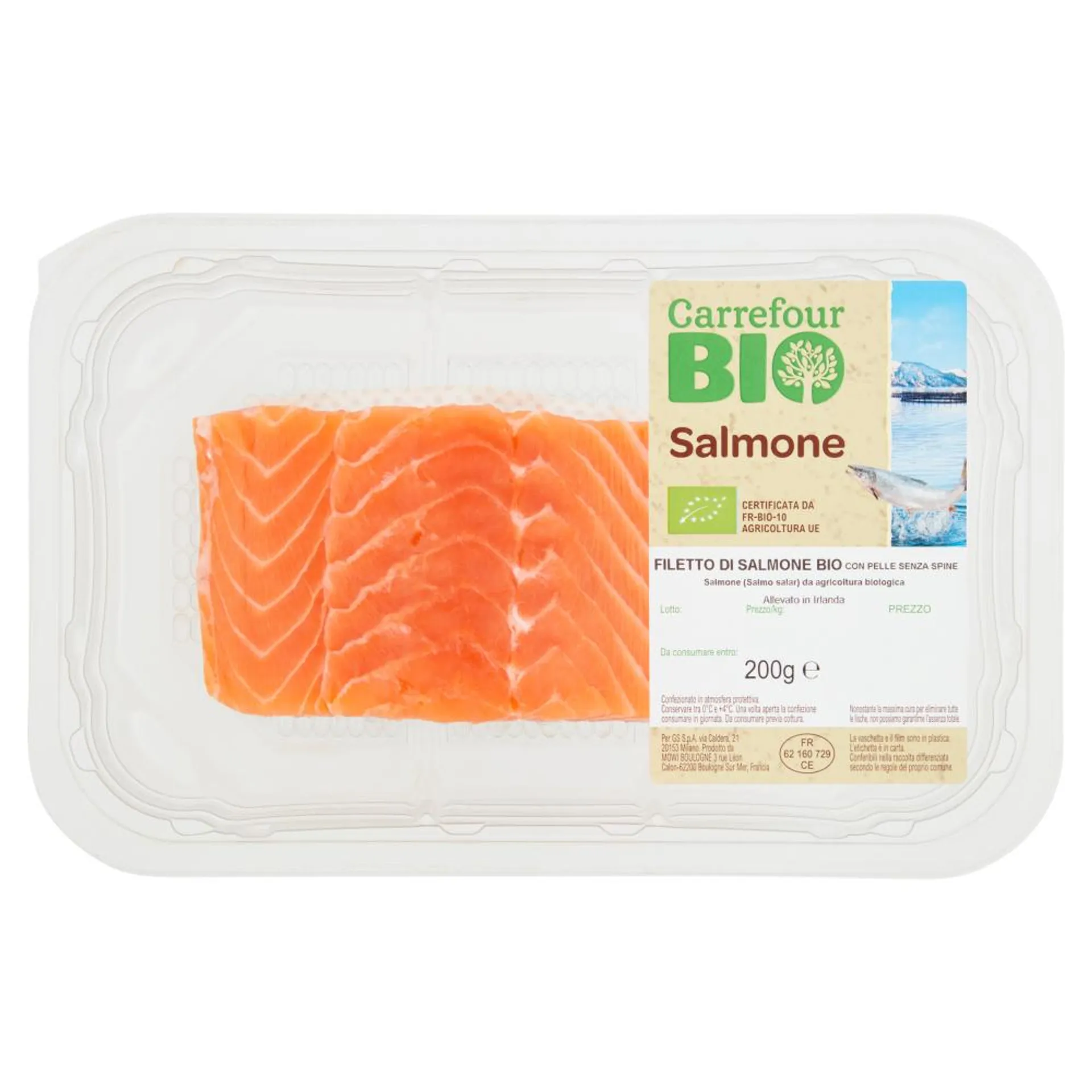 Carrefour Bio Salmone 200 g