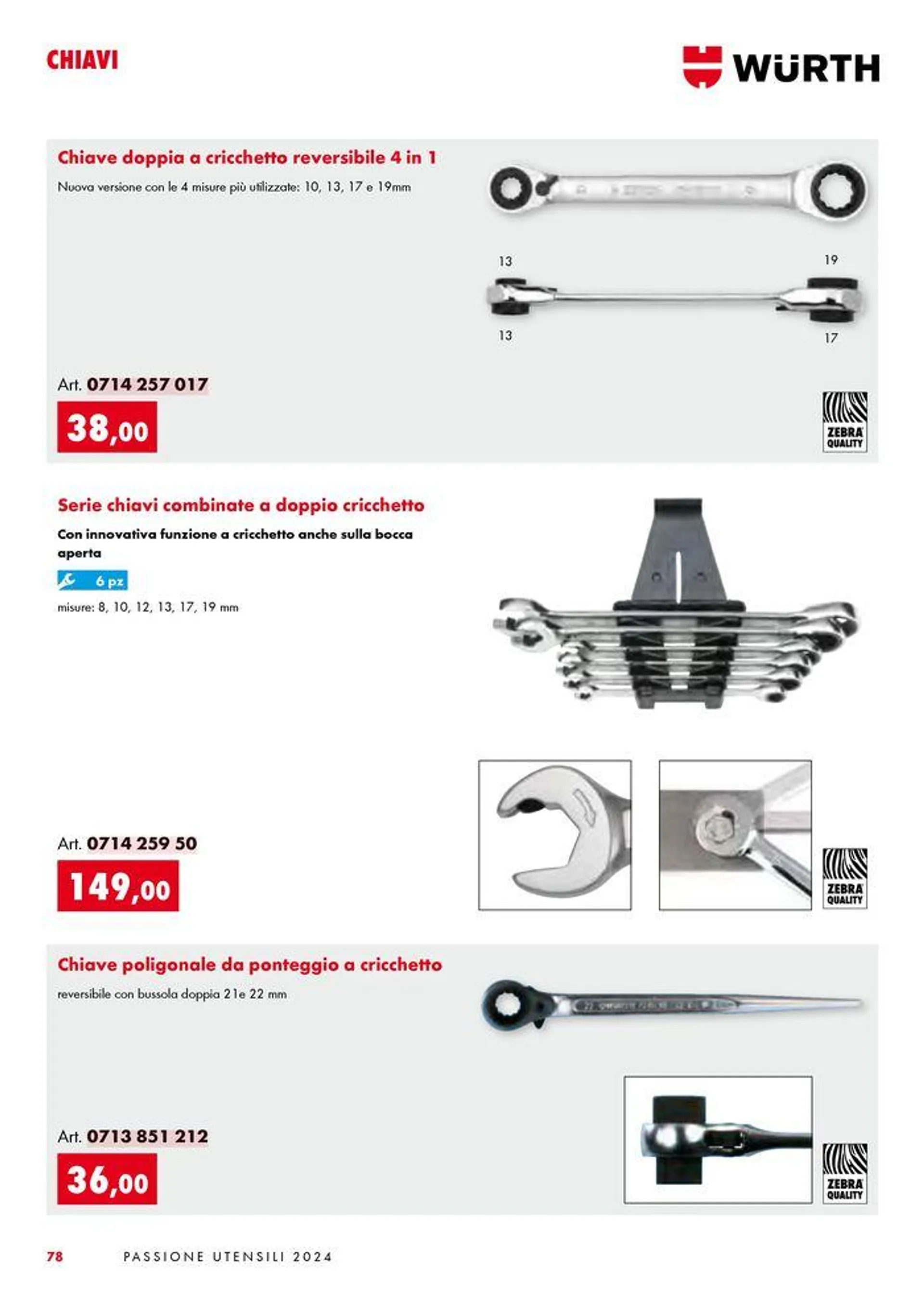 Passione utensili da 1 luglio a 31 dicembre di 2024 - Pagina del volantino 78