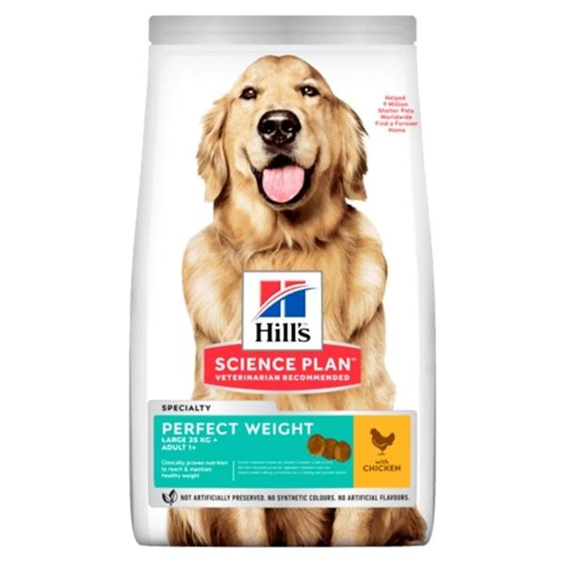 Hill's Pet Nutrition - Science Plan Perfect Weight Adult Large Breed con Pollo