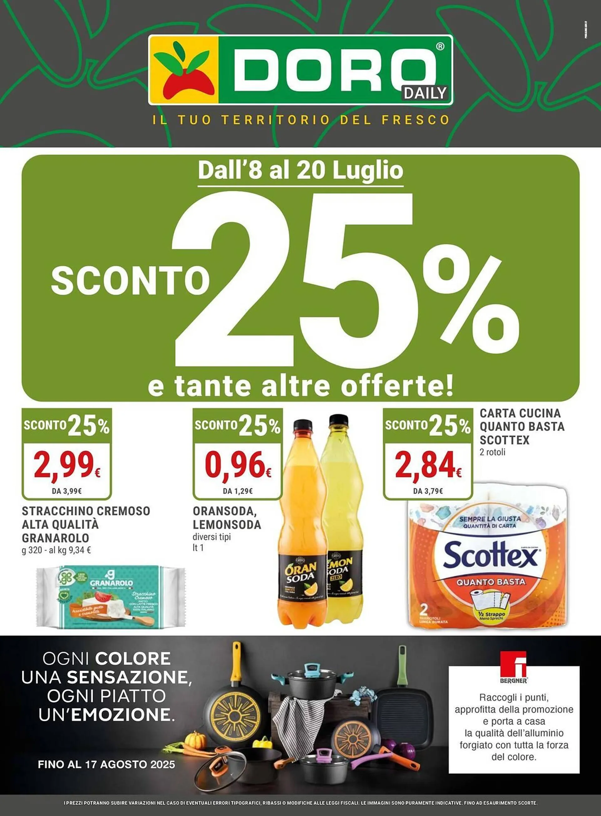 Volantino Doro Daily da 8 luglio a 20 luglio di 2025 - Pagina del volantino 1