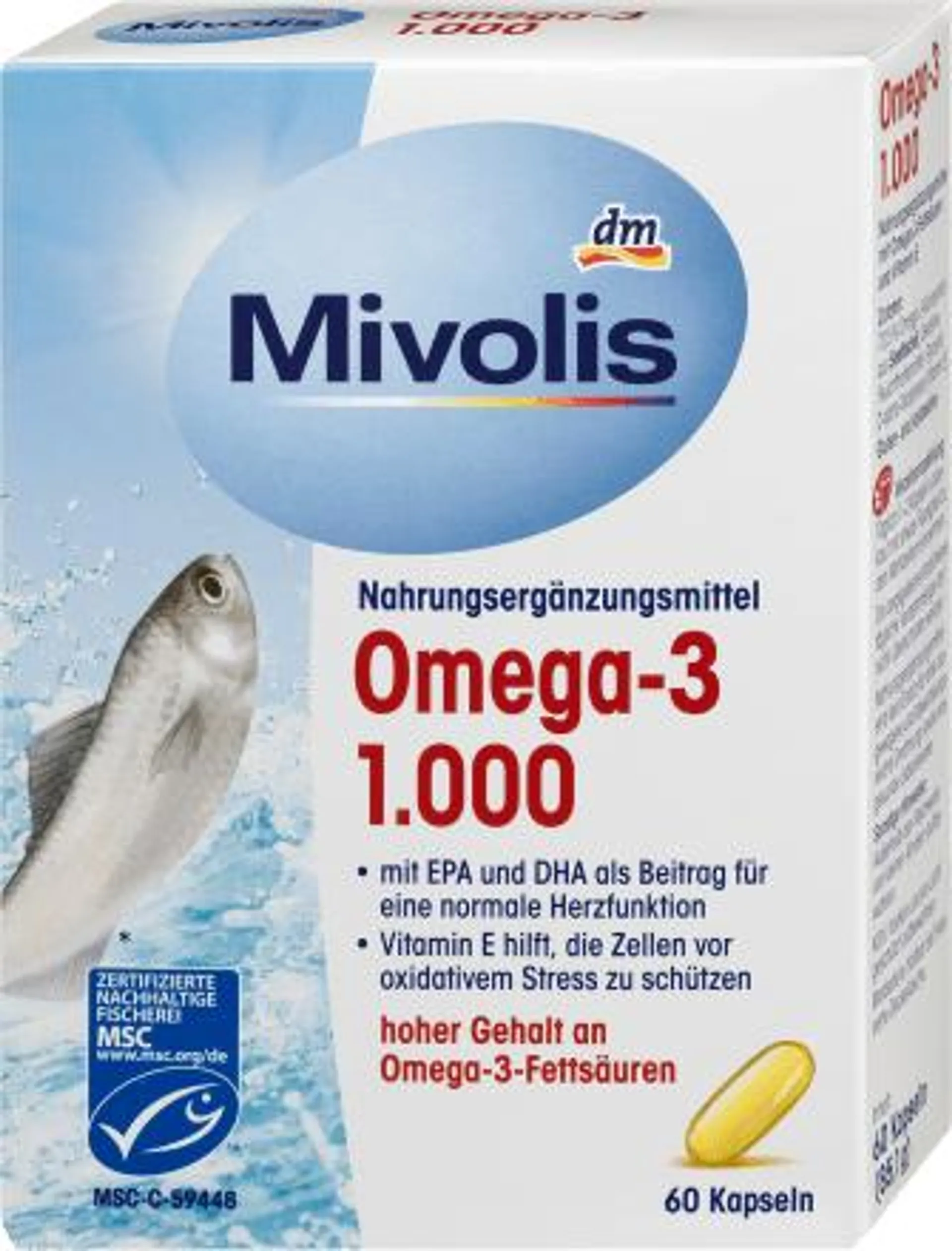 Omega-3 in capsule, 85 g