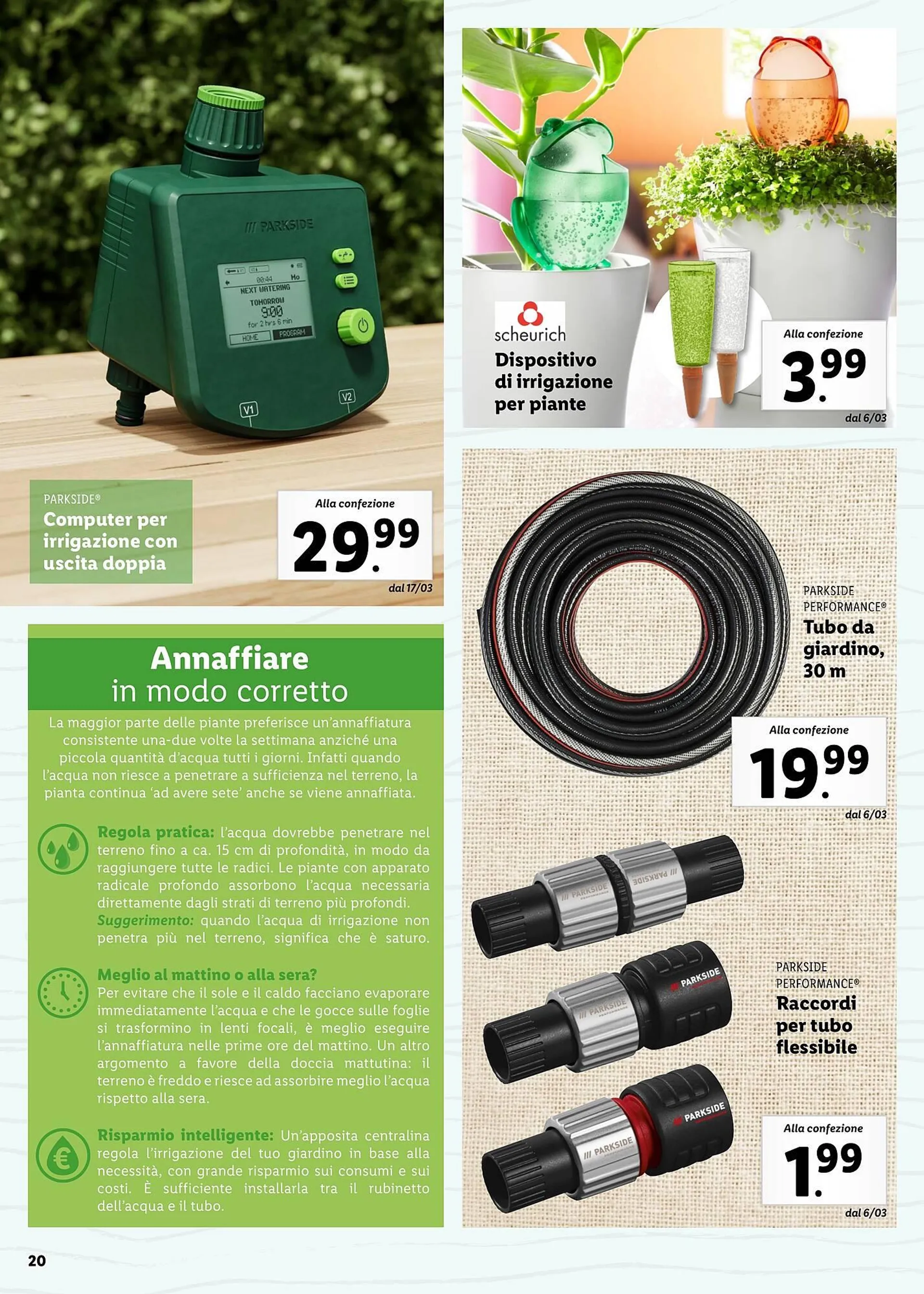 Volantino Lidl da 4 aprile a 30 aprile di 2025 - Pagina del volantino 20