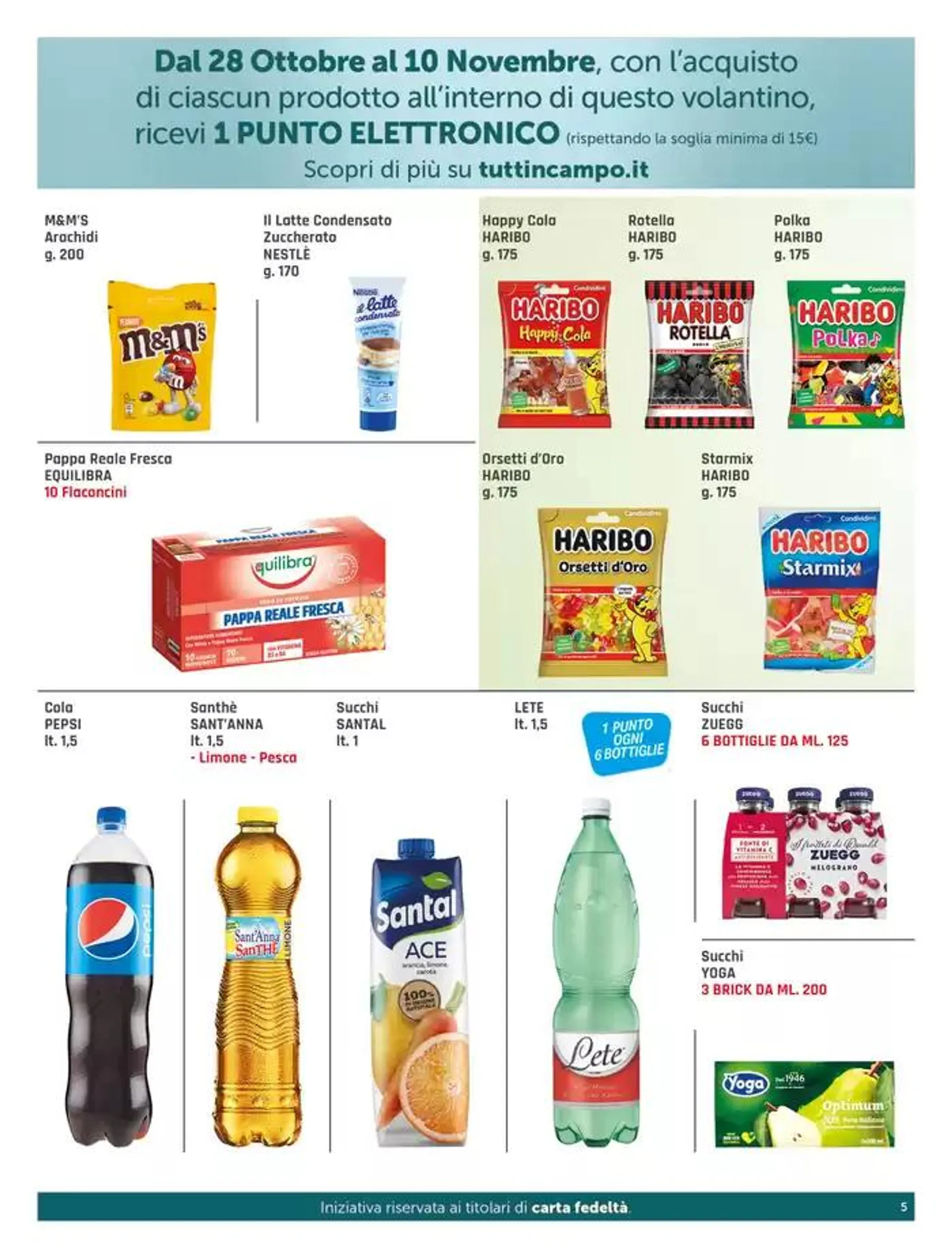 Grande raccolta punti da 28 ottobre a 10 novembre di 2024 - Pagina del volantino 5