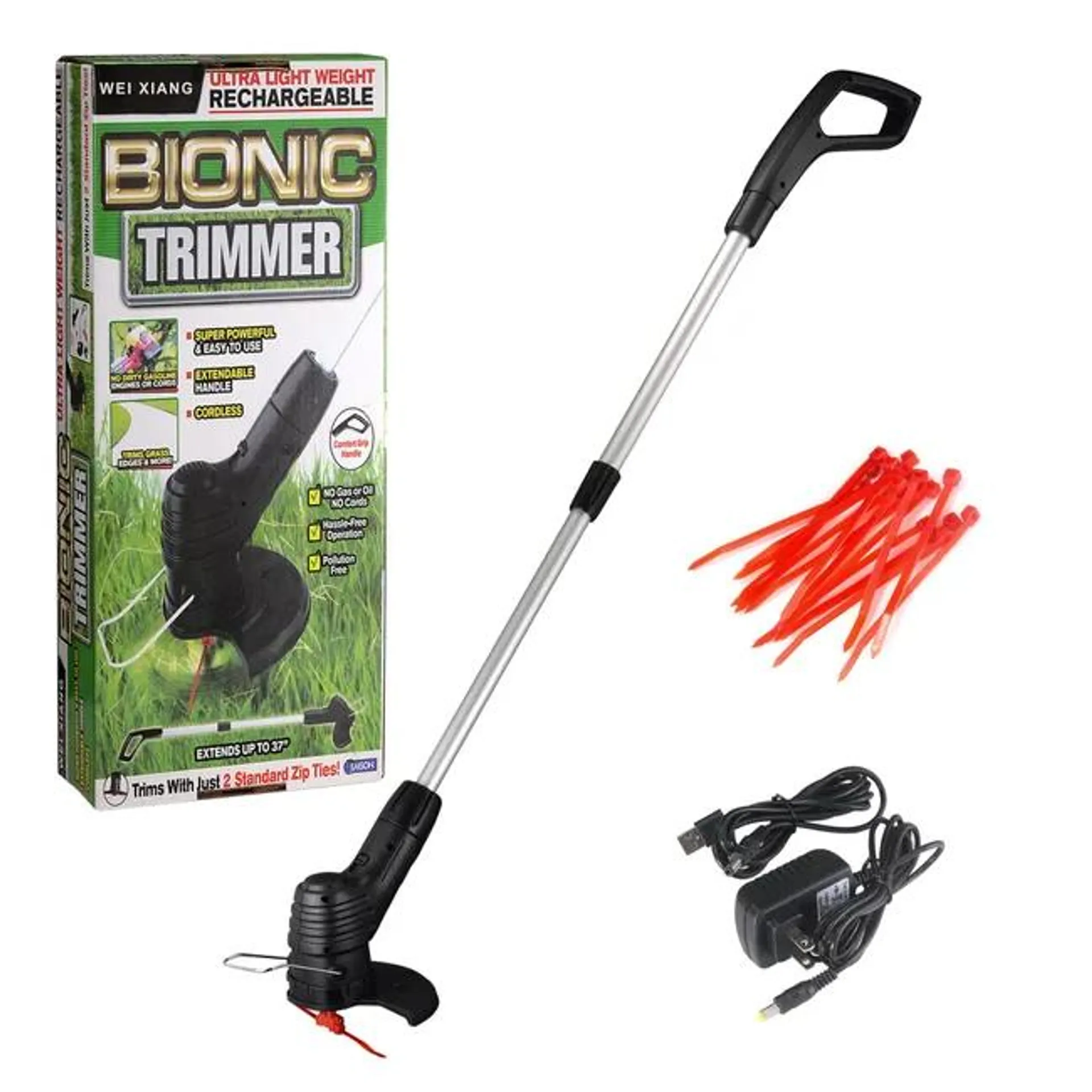 Rasaerba elettrico ricaricabile per uso domestico, rasaerba portatile leggero con manico retrattile, strumento da giardinaggio