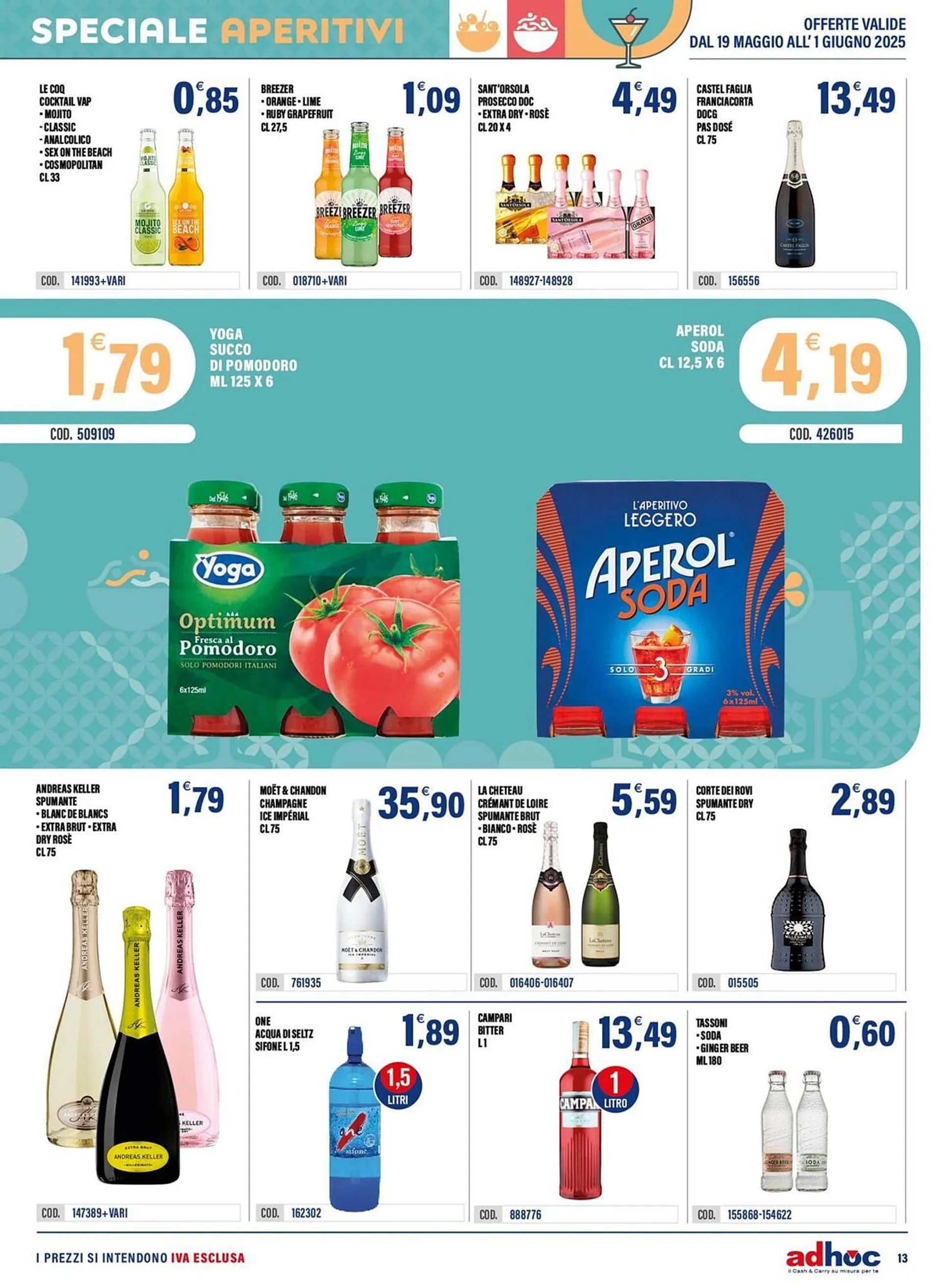 Volantino Adhoc da 19 maggio a 1 giugno di 2025 - Pagina del volantino 13