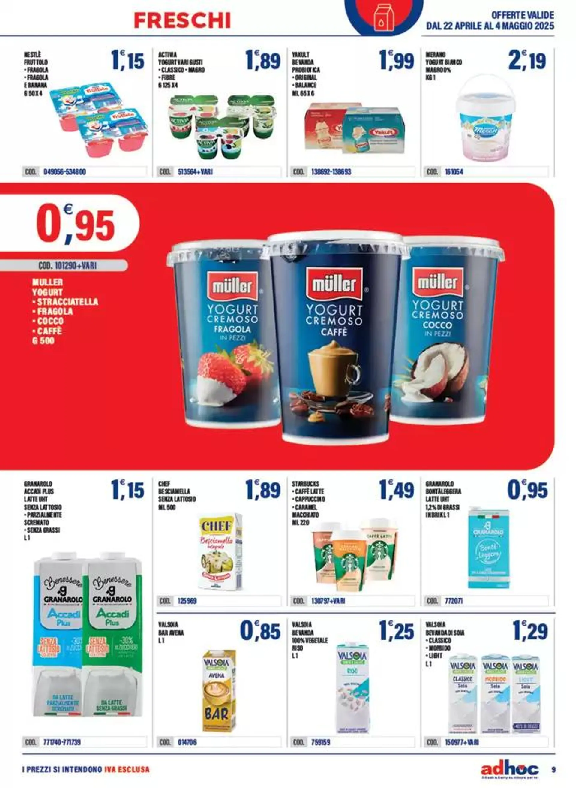 Offerte valide dal 22 aprile al 4 maggio da 22 aprile a 4 maggio di 2025 - Pagina del volantino 9