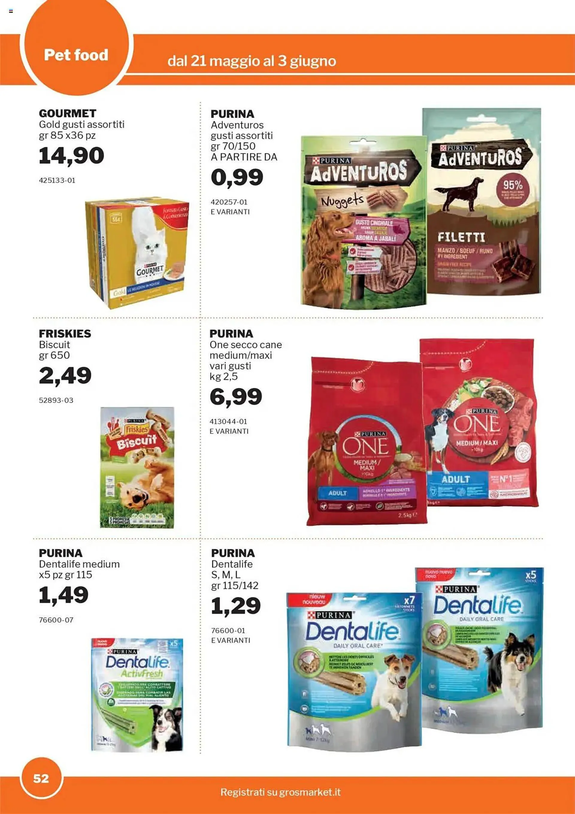 Volantino GrosMarket da 21 maggio a 3 giugno di 2025 - Pagina del volantino 52