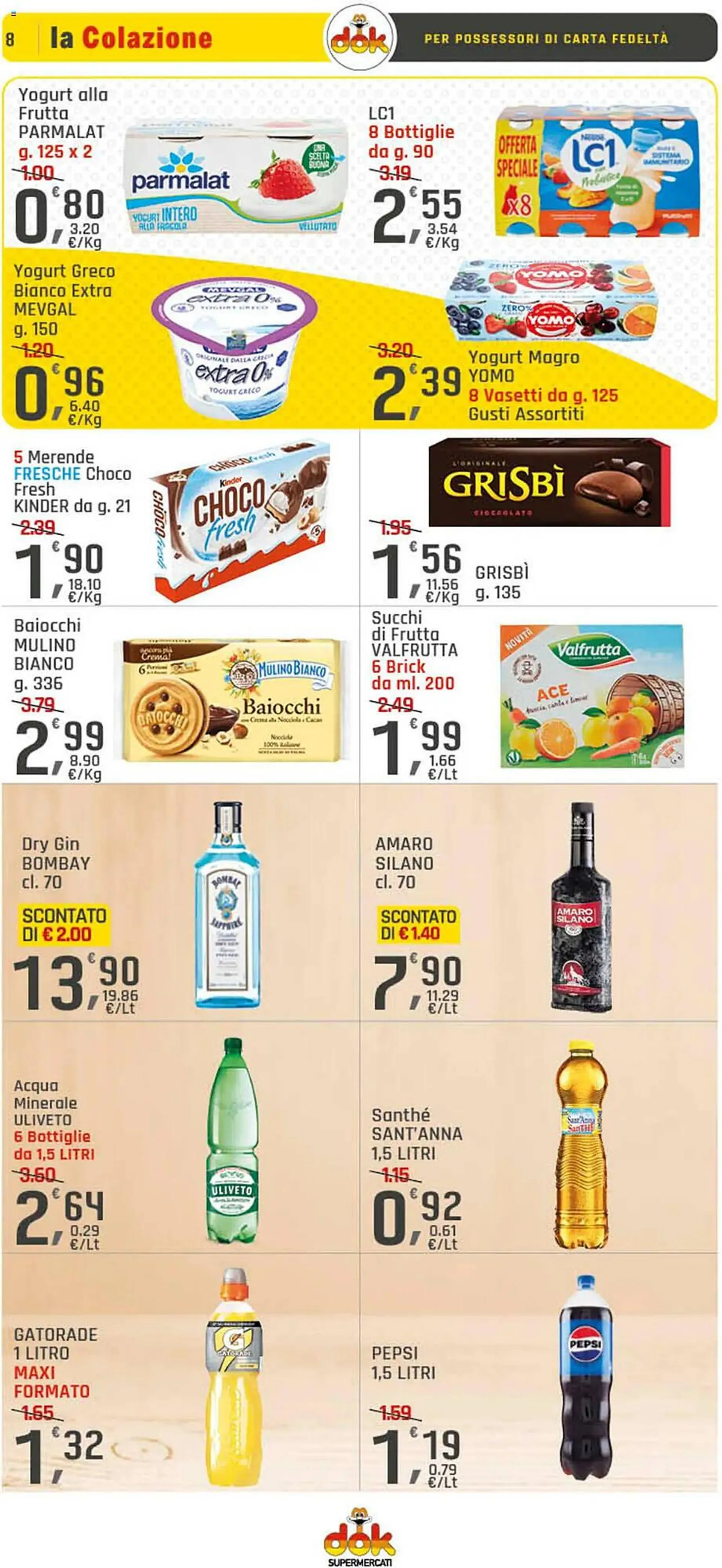 Volantino Supermercati Dok da 24 aprile a 30 aprile di 2025 - Pagina del volantino 8