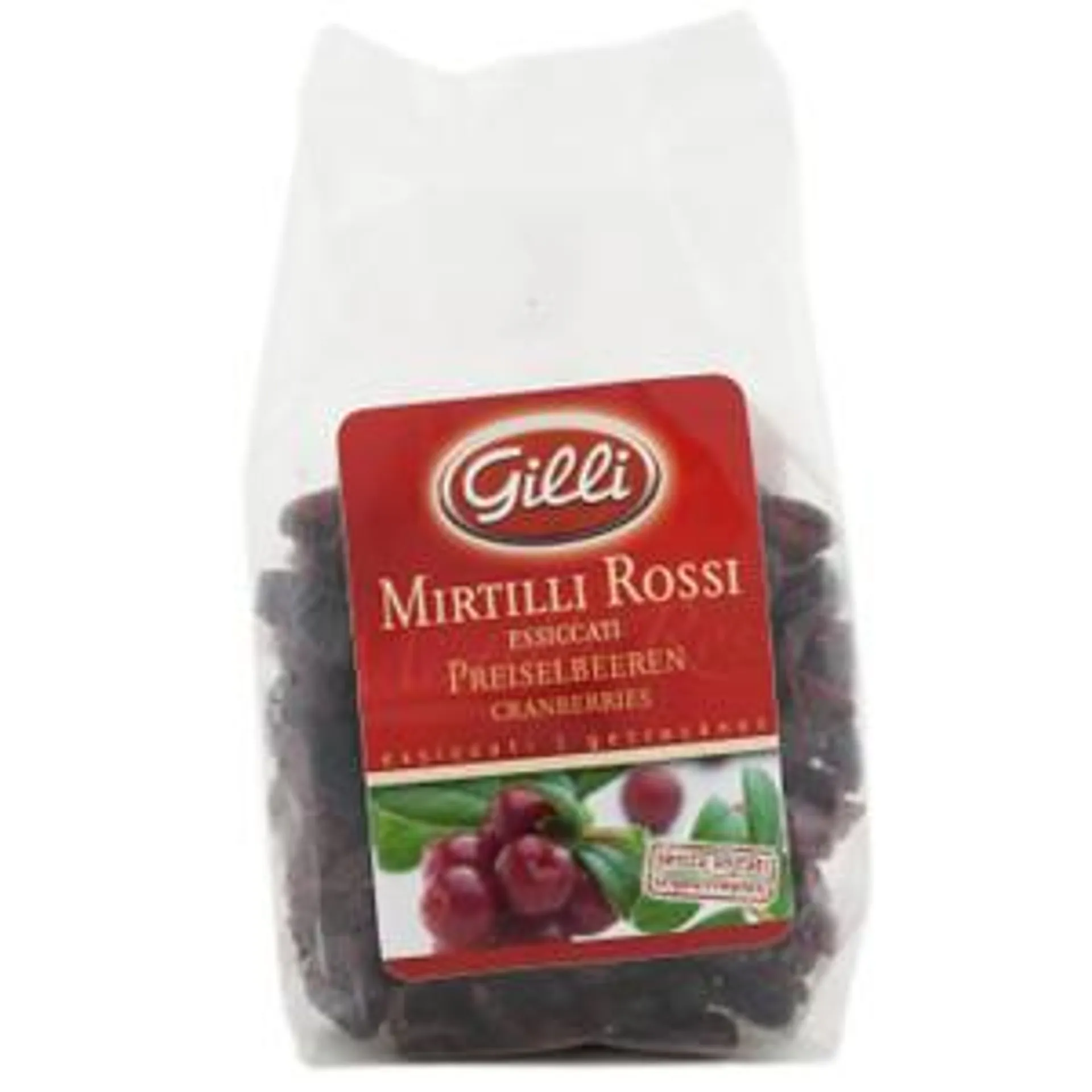 Mirtilli Rossi Essiccati Gilli