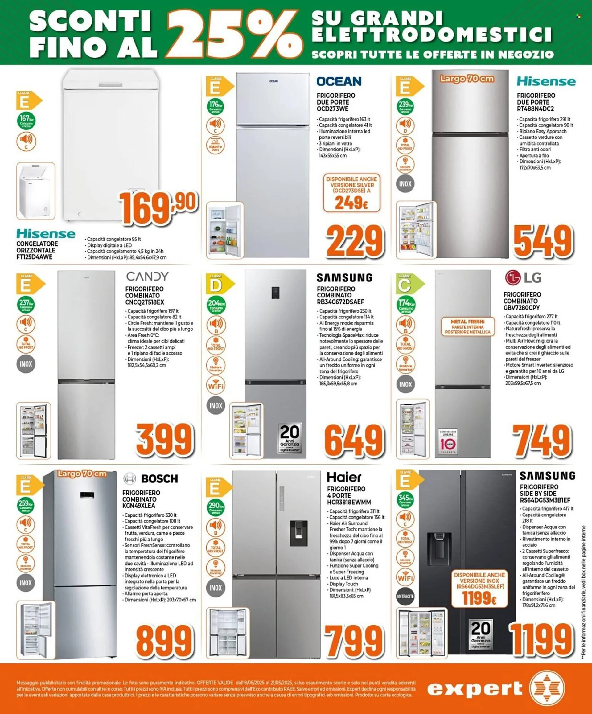 Volantino Expert da 8 maggio a 21 maggio di 2025 - Pagina del volantino 21