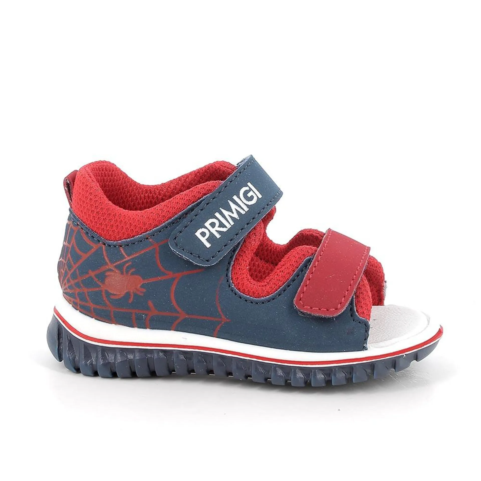 Sandali da bambino blu chiaro-rosso