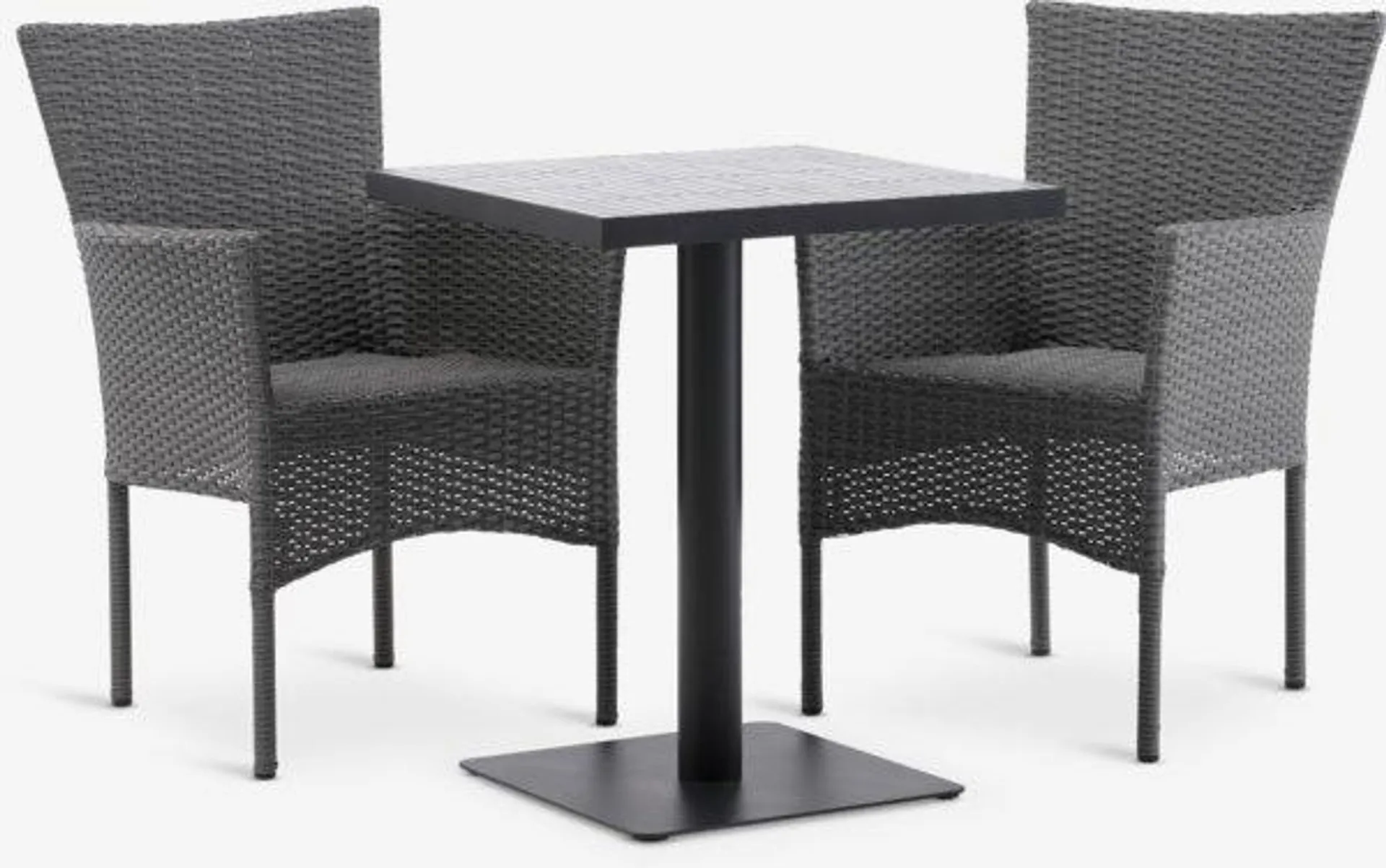 STENUNGSUND Tavolo L60 cm + 2 AIDT Sedie grigio