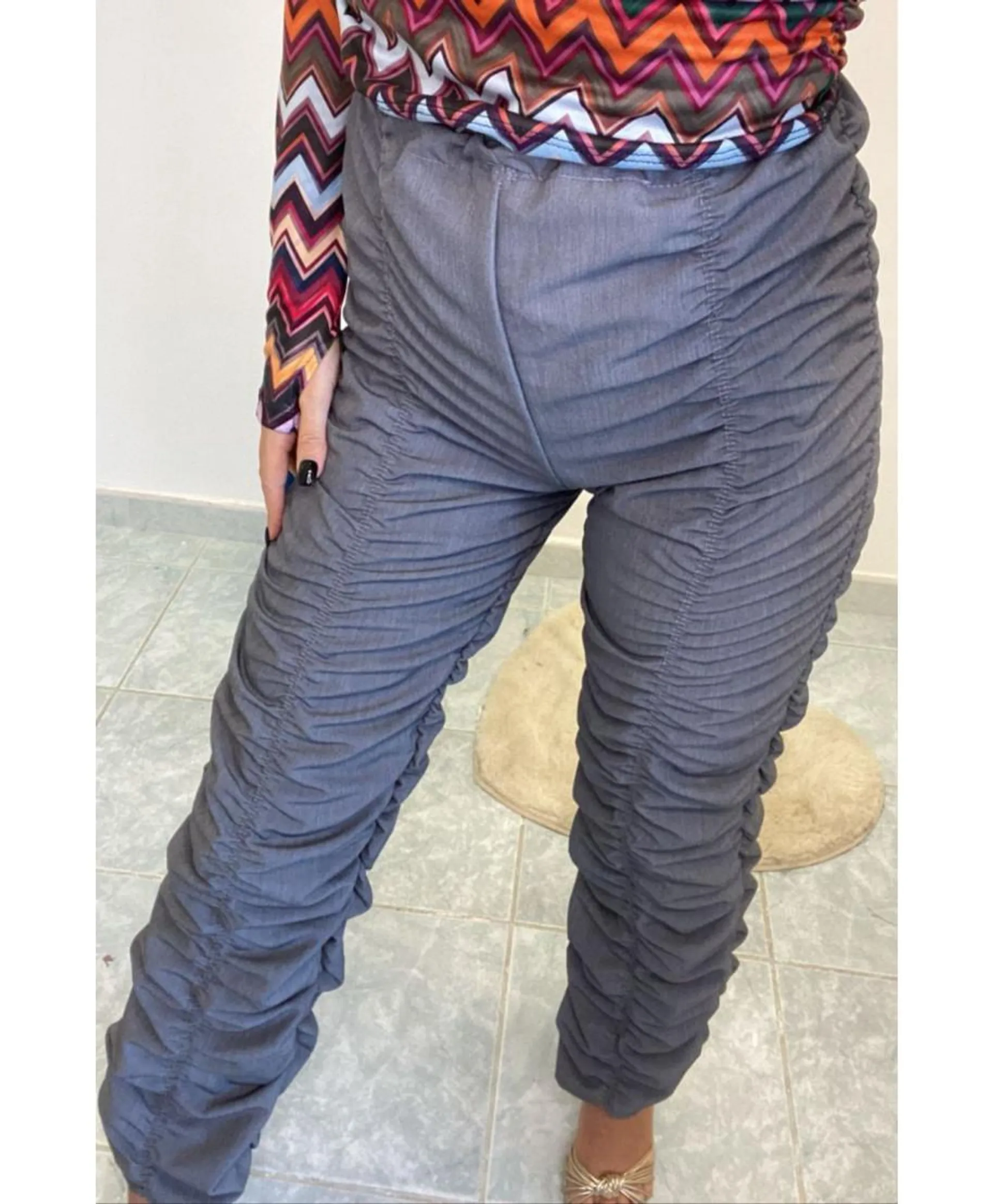 Pantalone drappeggio