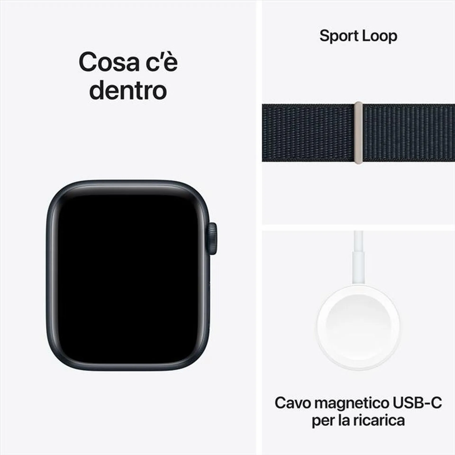 APPLE - Watch SE GPS Cassa 44mm-Mezzanotte