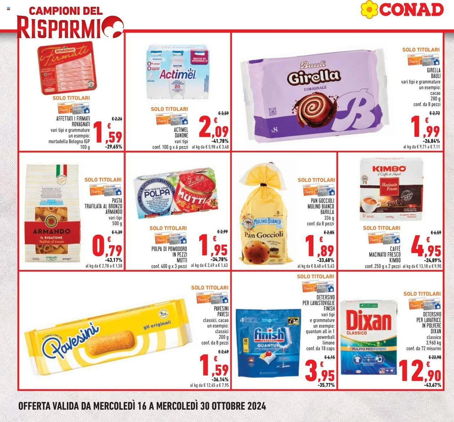 Volantino Conad da 16 ottobre a 30 ottobre di 2024 - Pagina del volantino 2