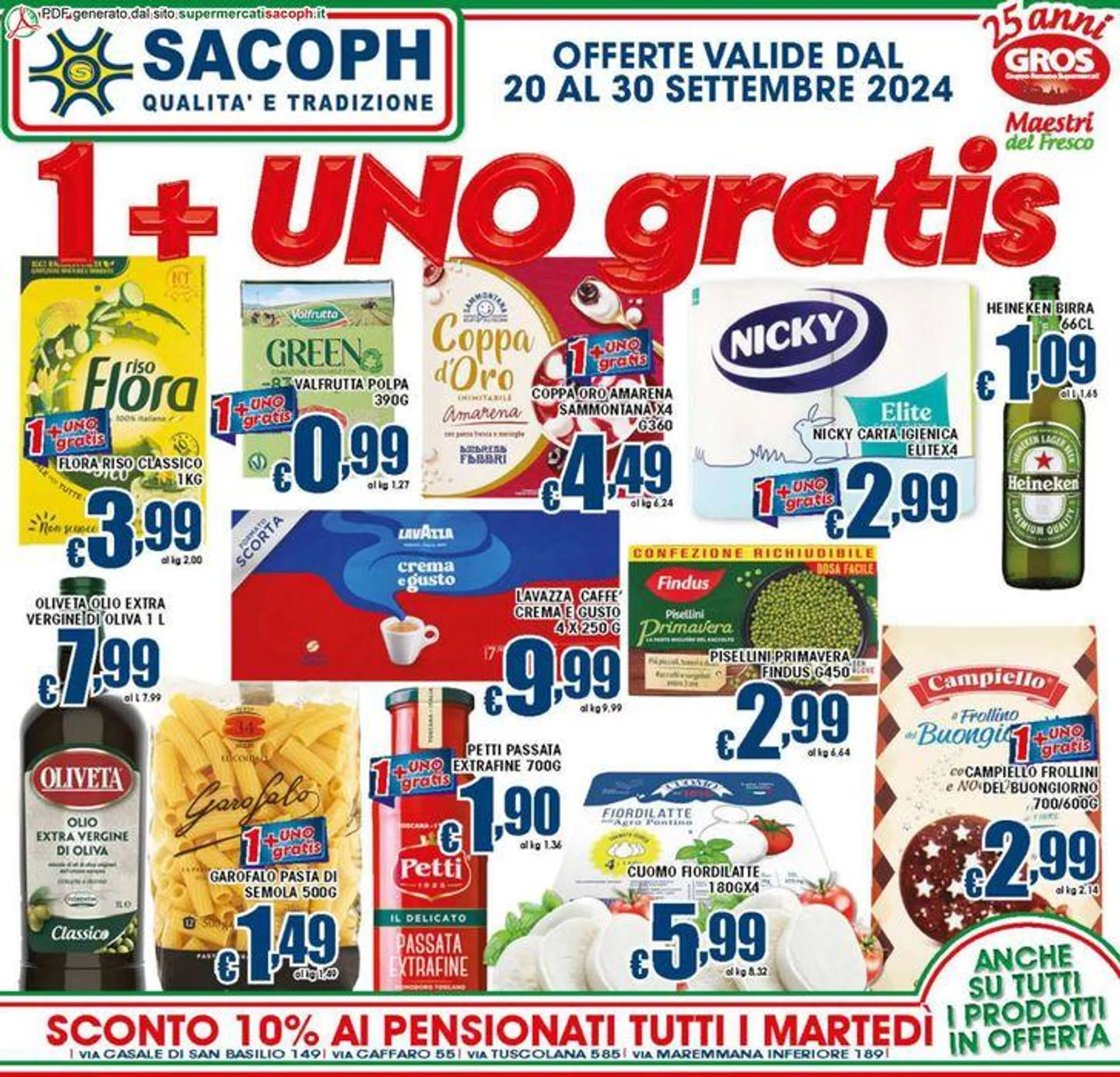 1 + uno gratis - 1