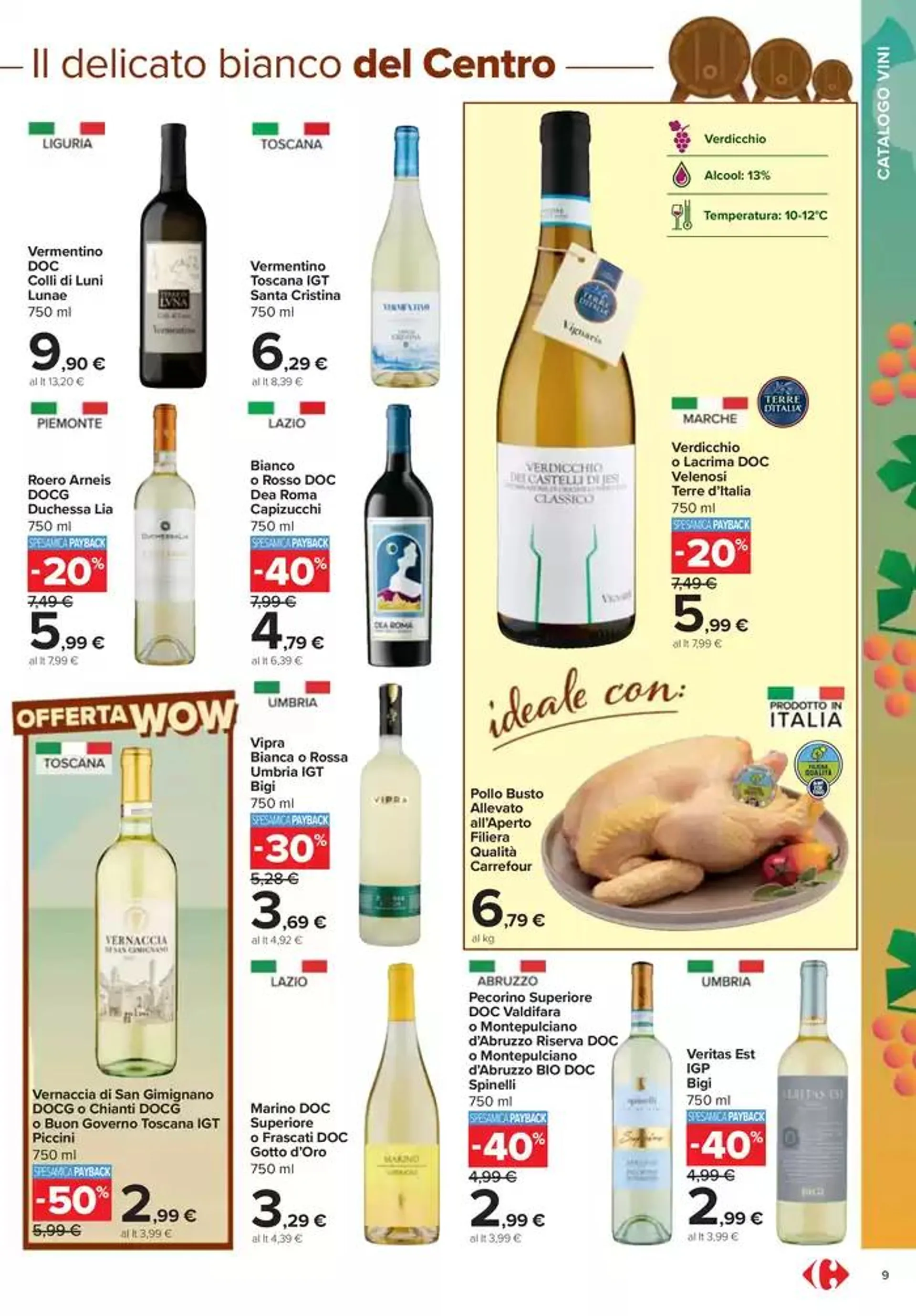 Catalogo vini  da 7 ottobre a 10 novembre di 2024 - Pagina del volantino 9