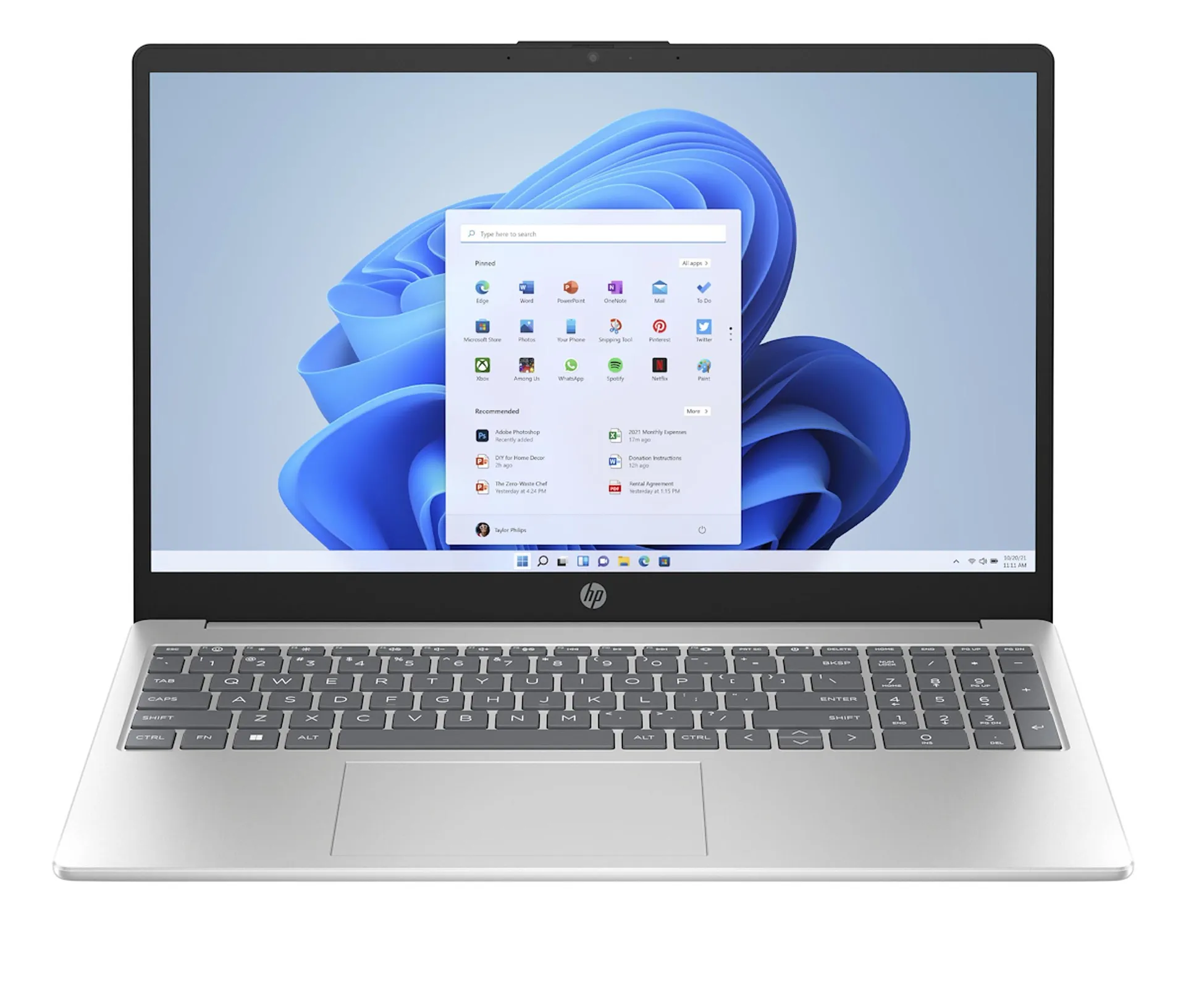 HP - Notebook HP 15 - fd0081nl, Windows 11 Home, 15.6", Intel® Core™ i5, 8GB RAM, 512GB SSD, FHD, Argento