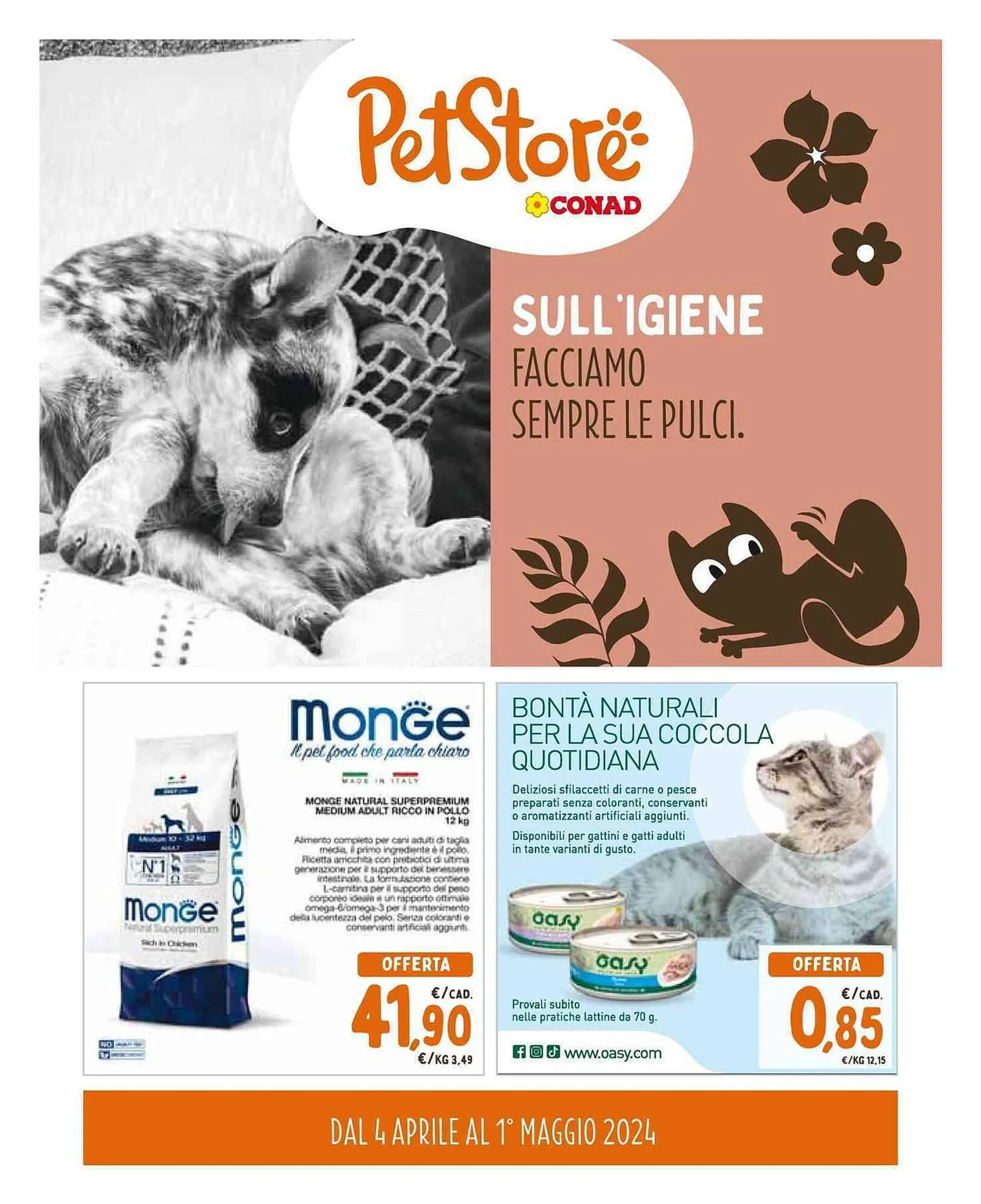 Volantino Pet Store Conad da 4 aprile a 1 maggio di 2024 - Pagina del volantino 
