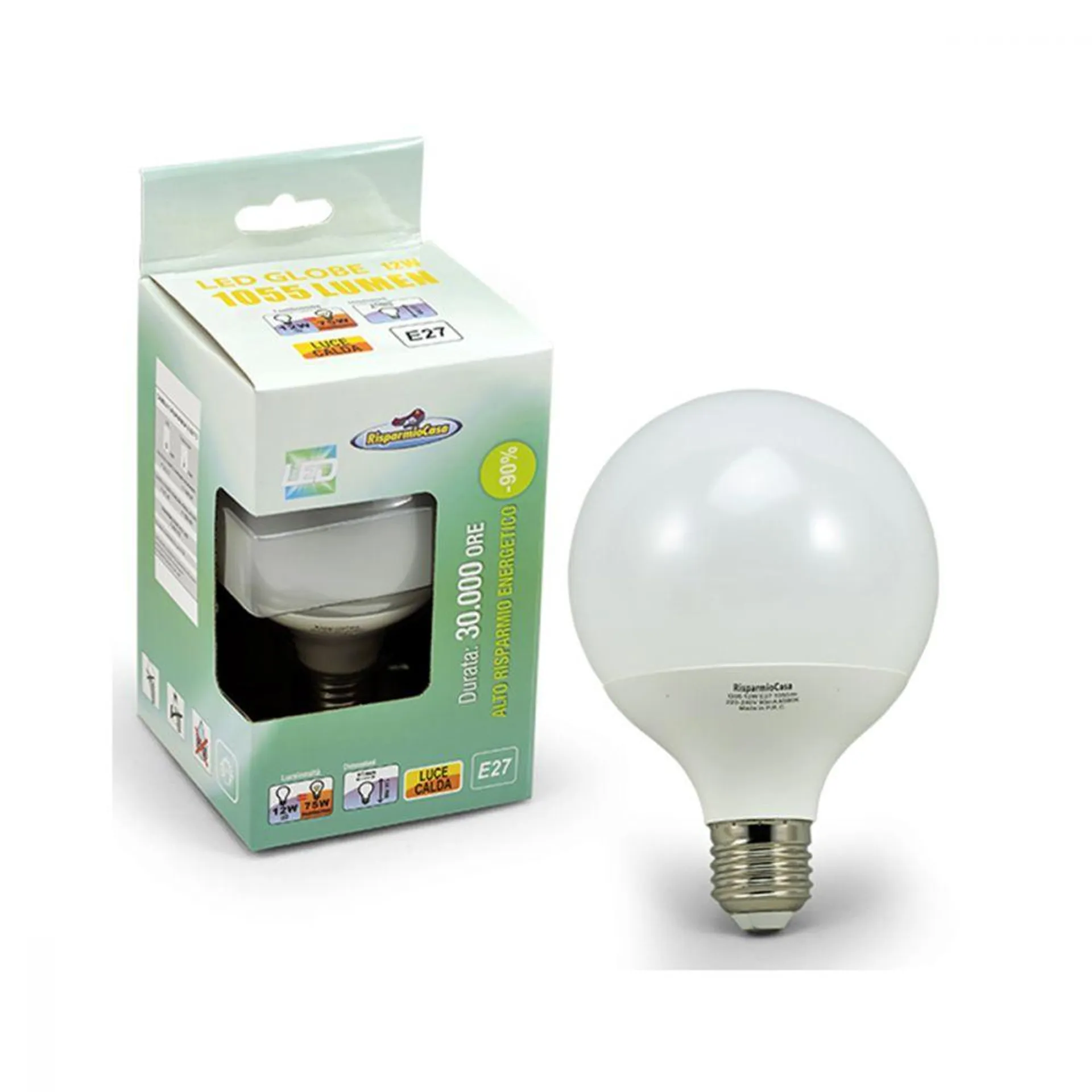 NEO Lampadina Led Globo 12W Luce Calda RESO MAG