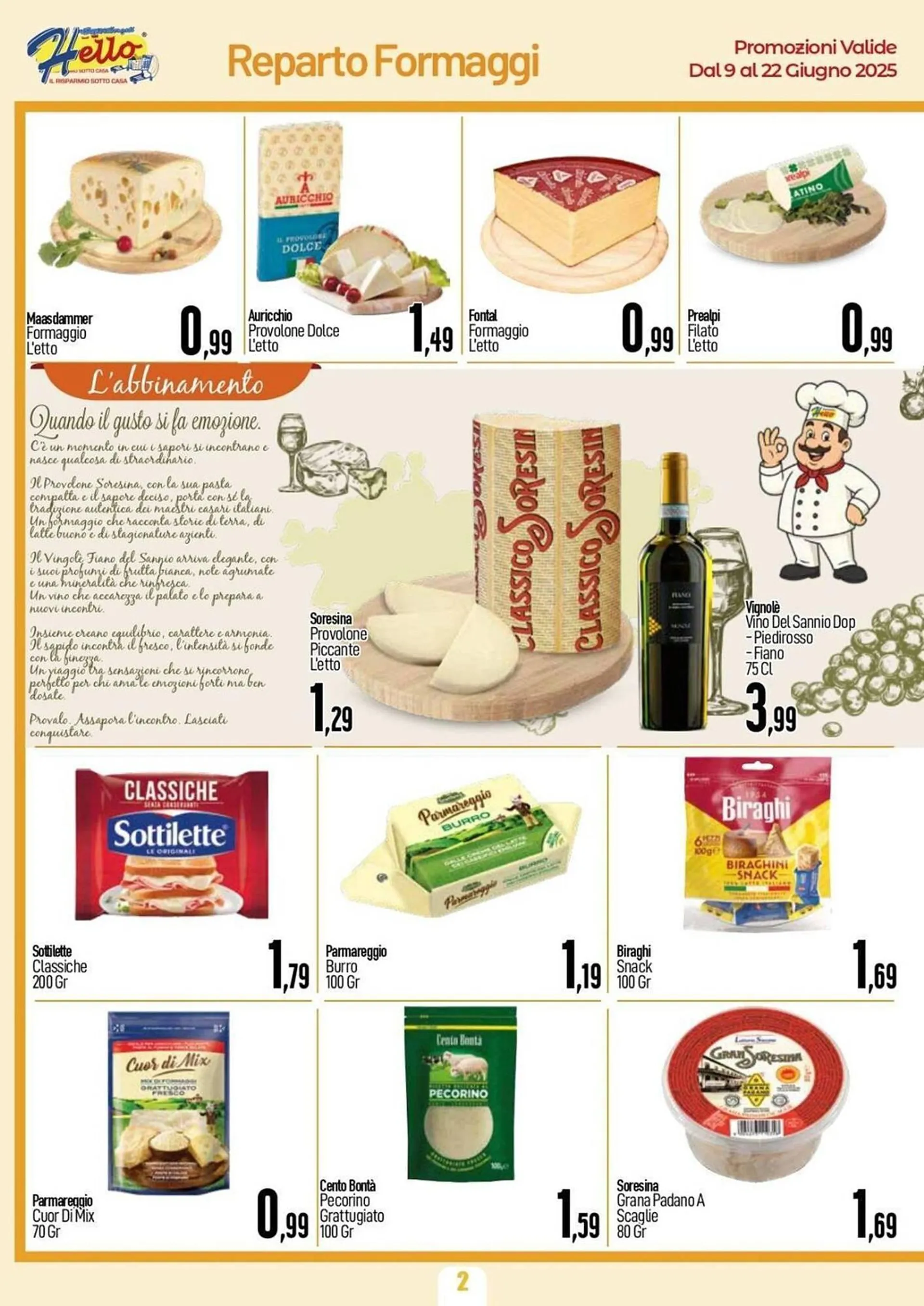 Volantino Hello Supermercati da 9 giugno a 22 giugno di 2025 - Pagina del volantino 2