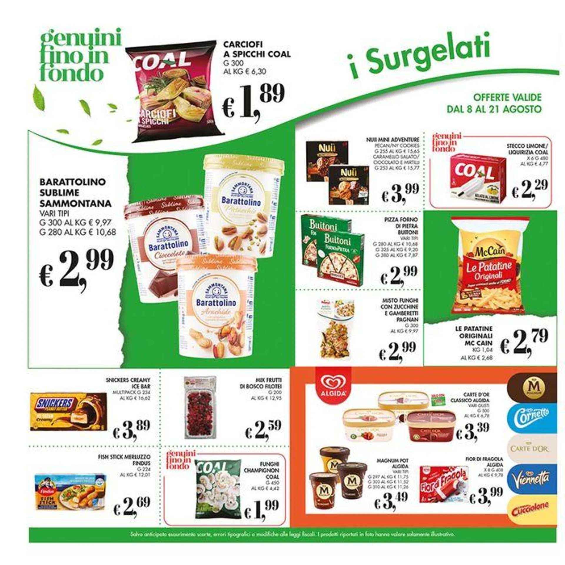 Offerte valide dall 8 al 21 agosto - 10