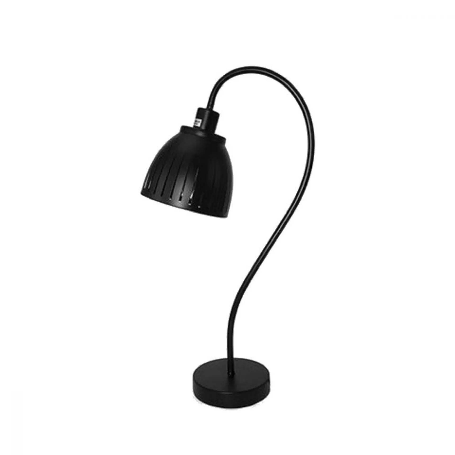 Lampada da Tavolo in Metallo Nero