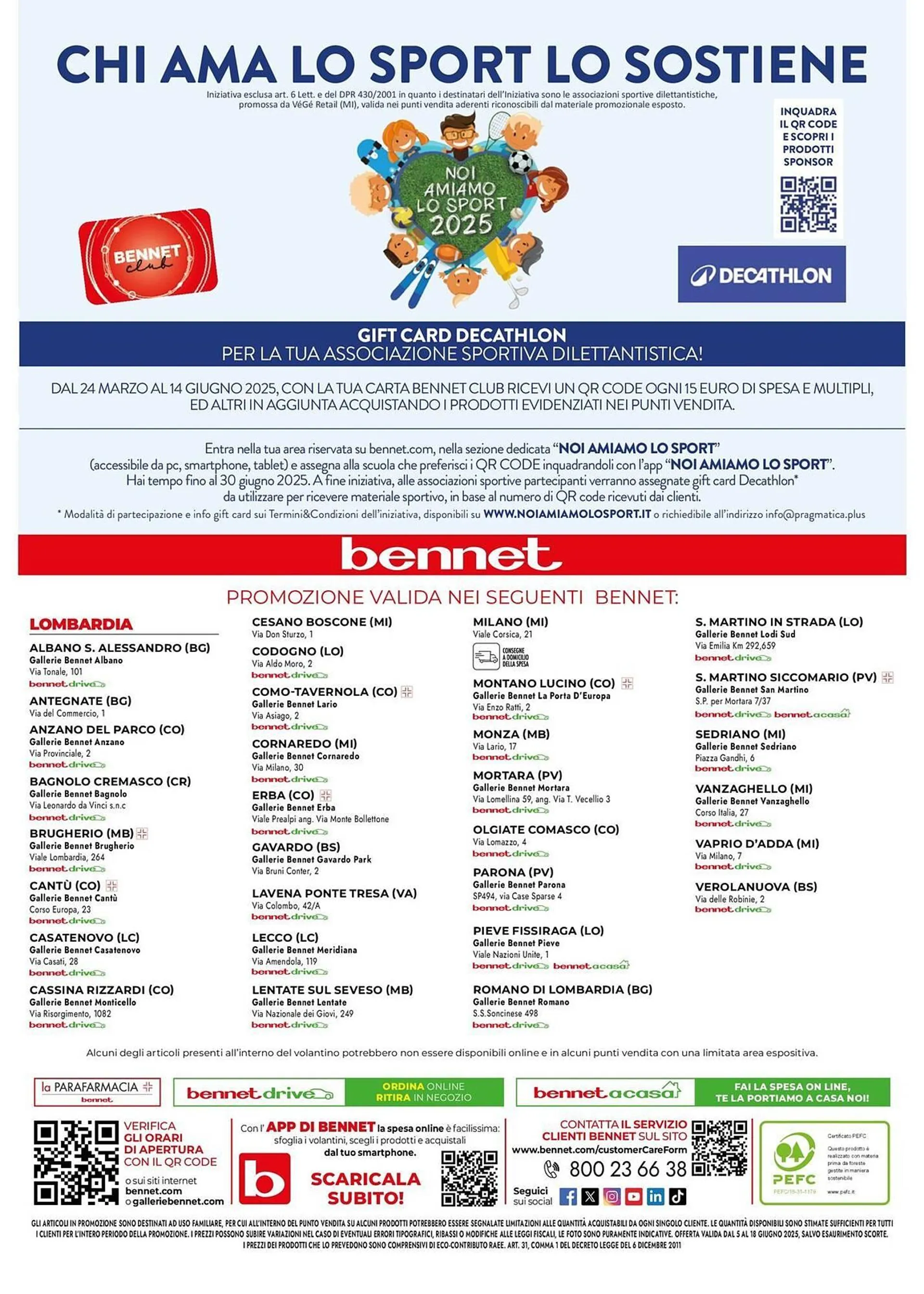 Volantino Bennet da 5 giugno a 18 giugno di 2025 - Pagina del volantino 40