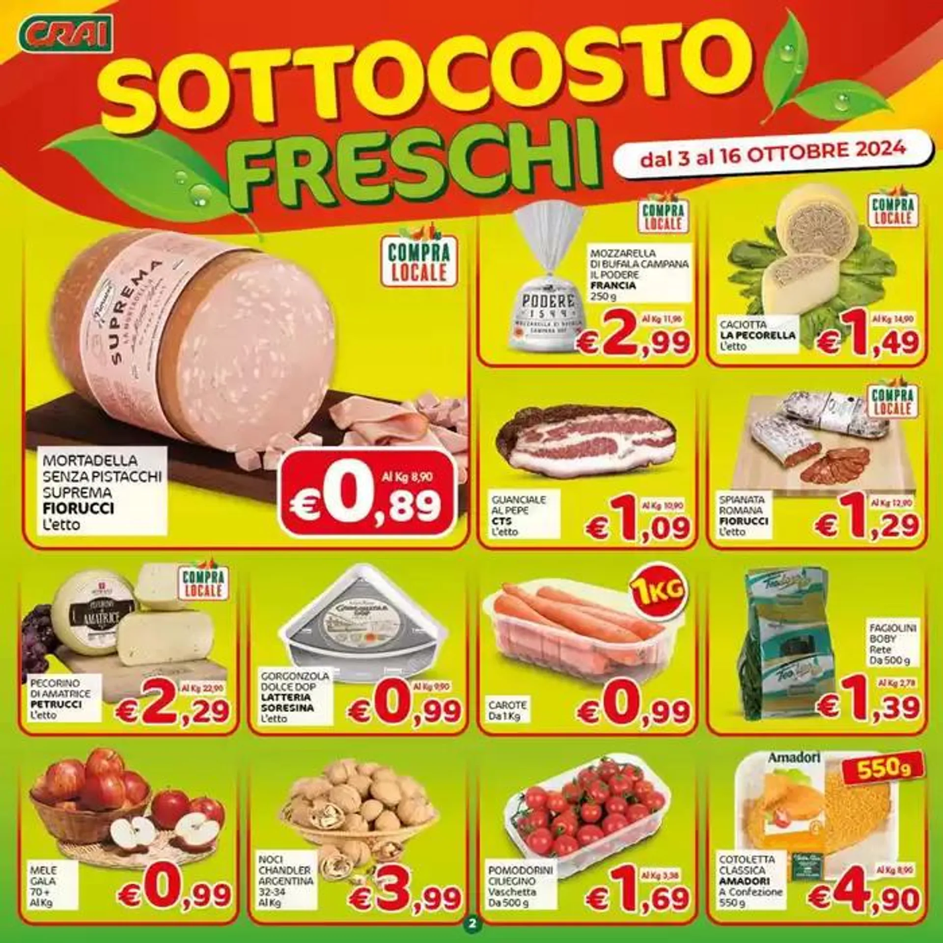 Sottocosto freschi da 3 ottobre a 16 ottobre di 2024 - Pagina del volantino 2