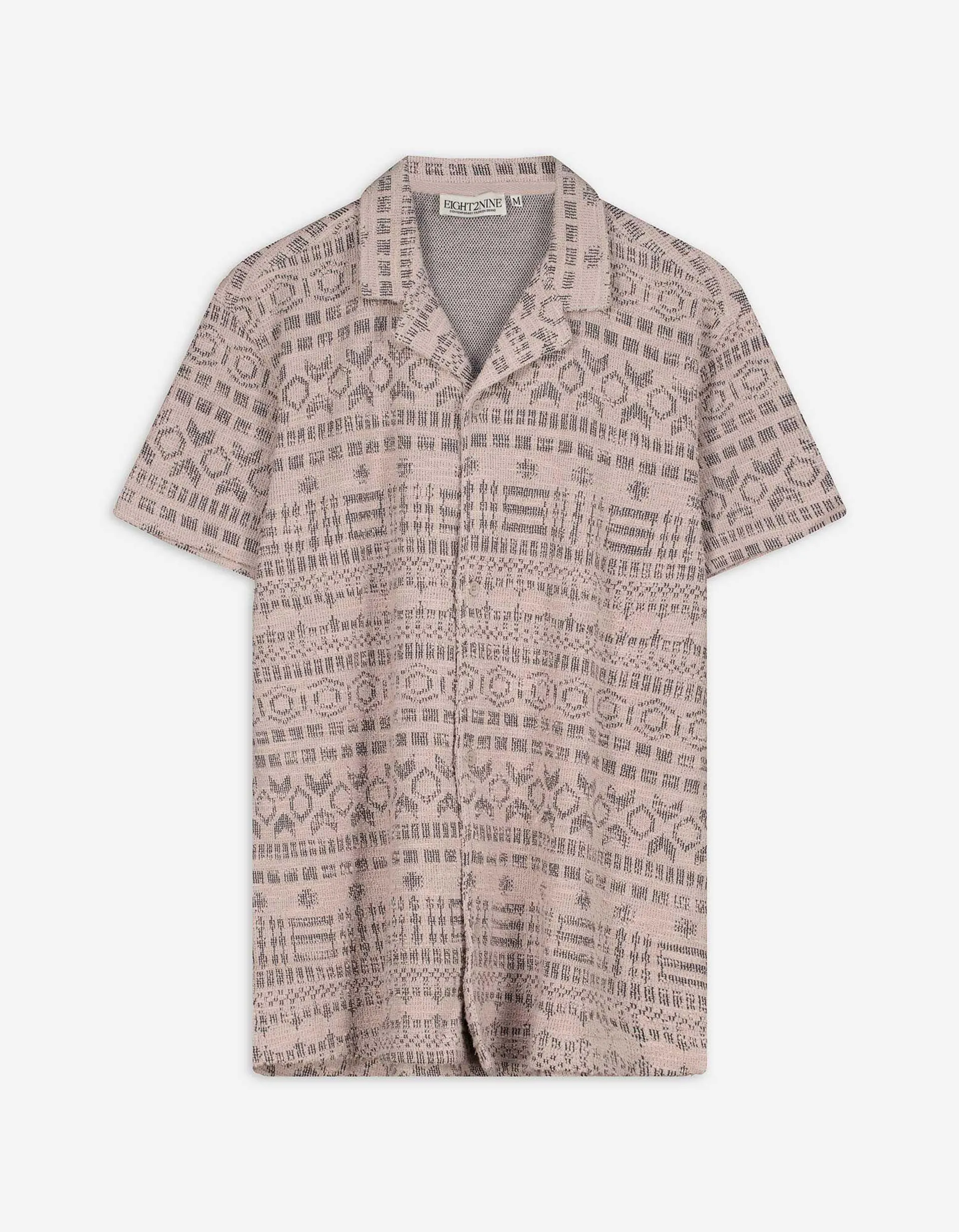 Camicia - Jacquard - beige