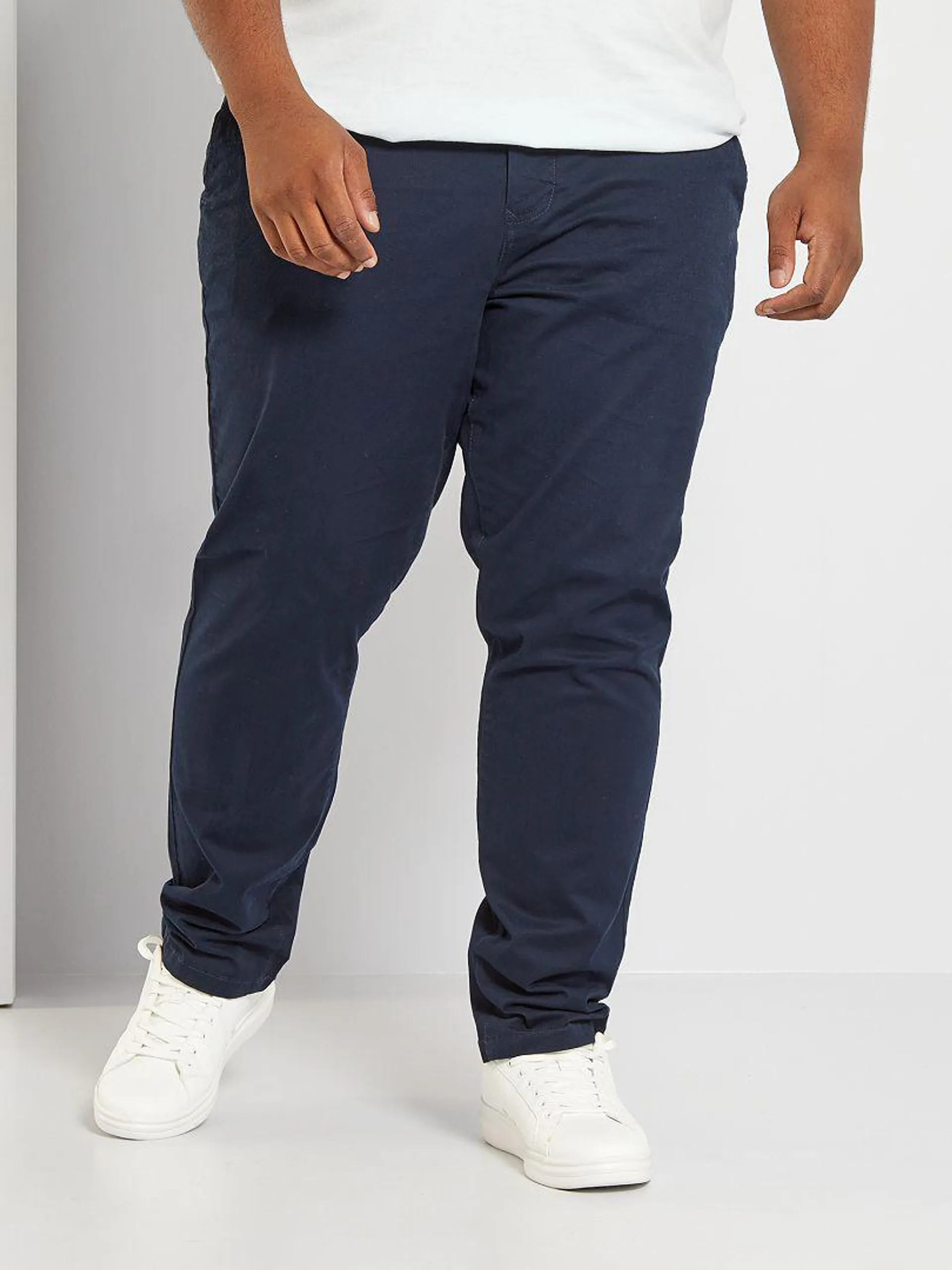 Pantaloni chino regular L34 - blu