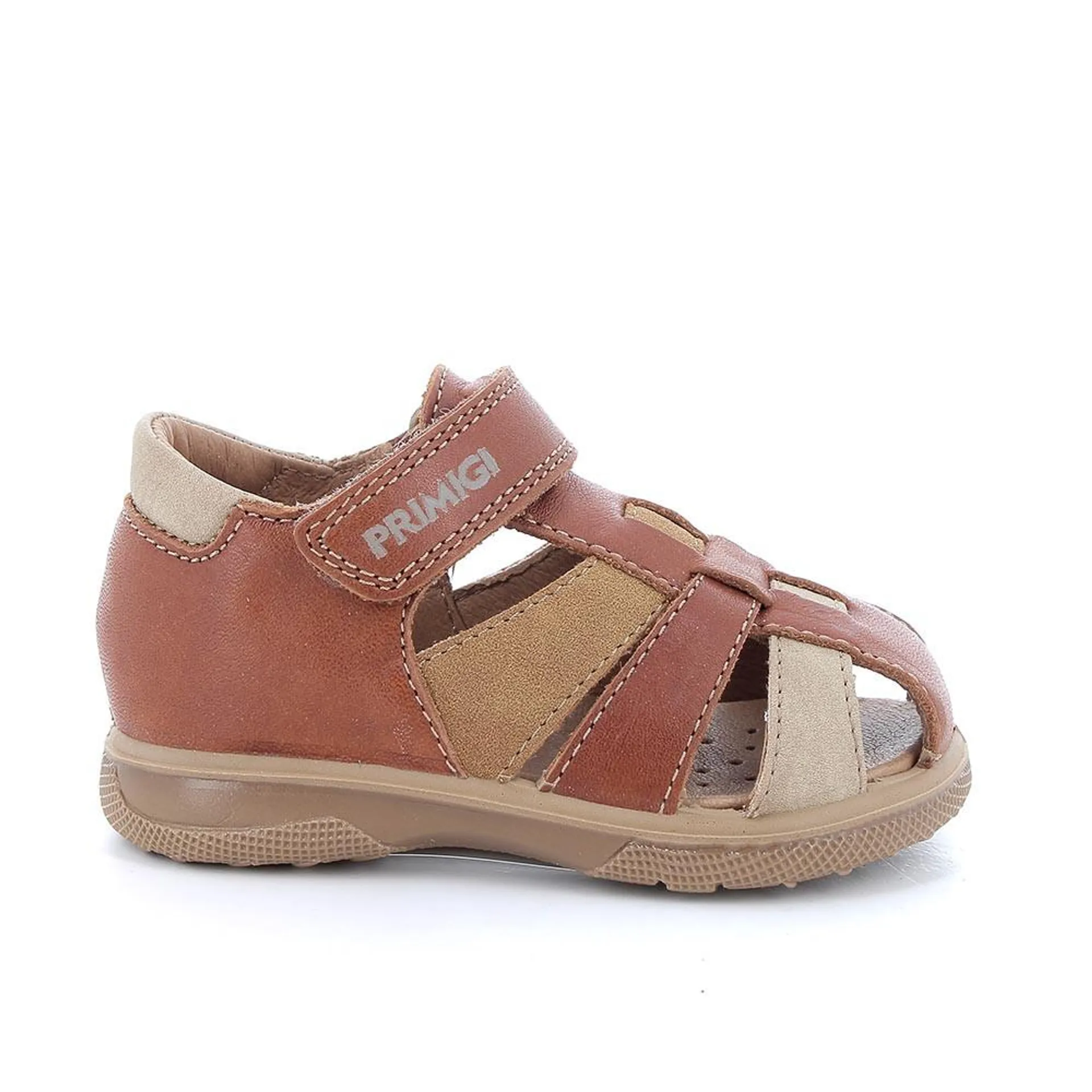 Sandali da bambino cognac-beige