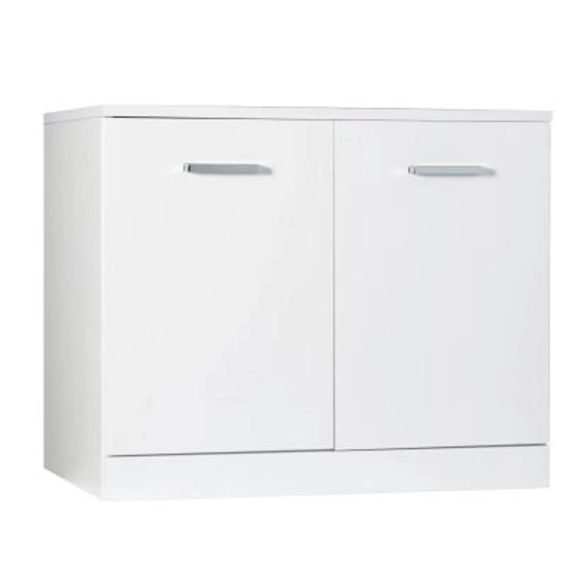 Mobile bagno a terra 65x54 cm bianco lucido