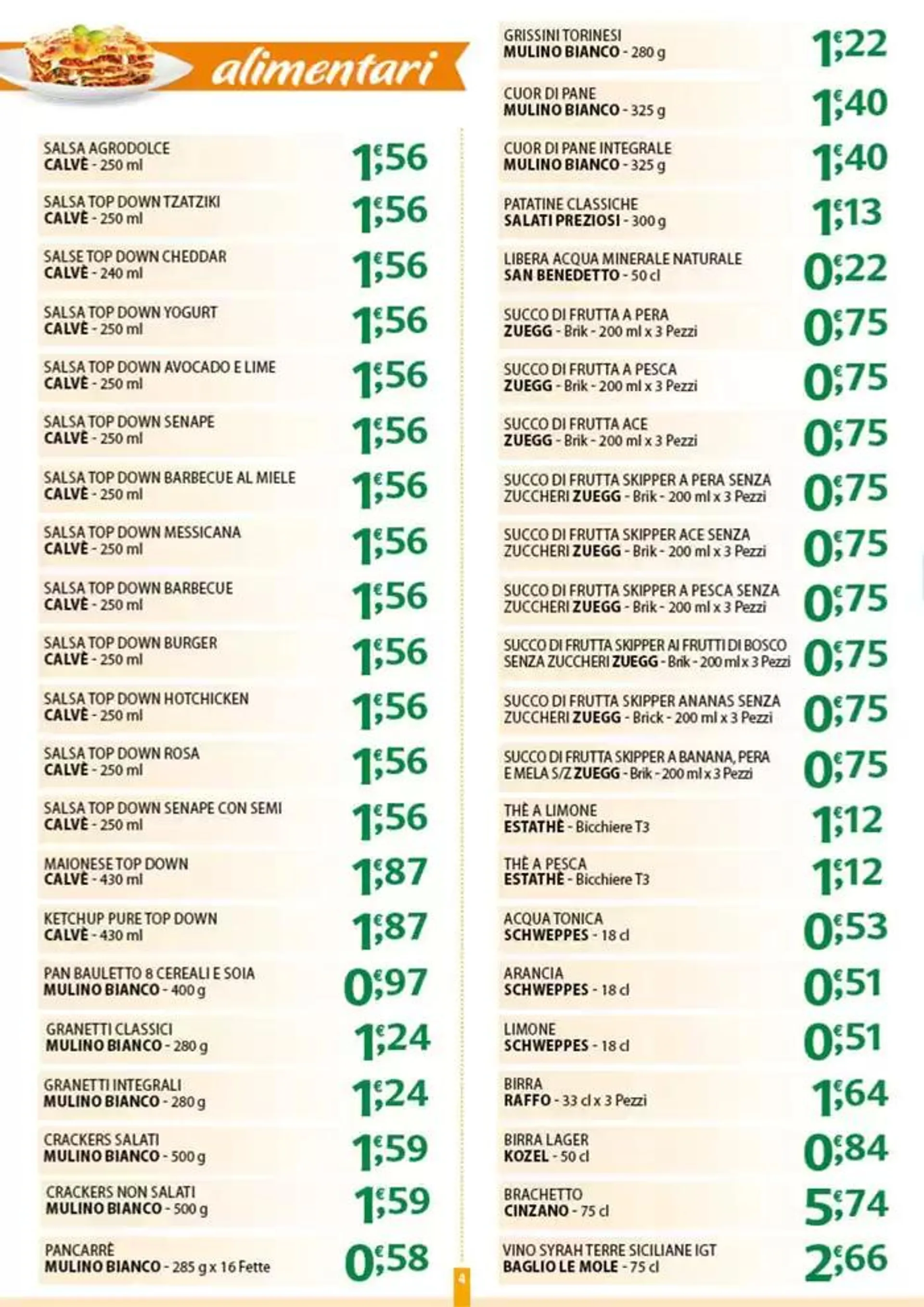 Sottocosto  da 22 aprile a 26 aprile di 2025 - Pagina del volantino 4