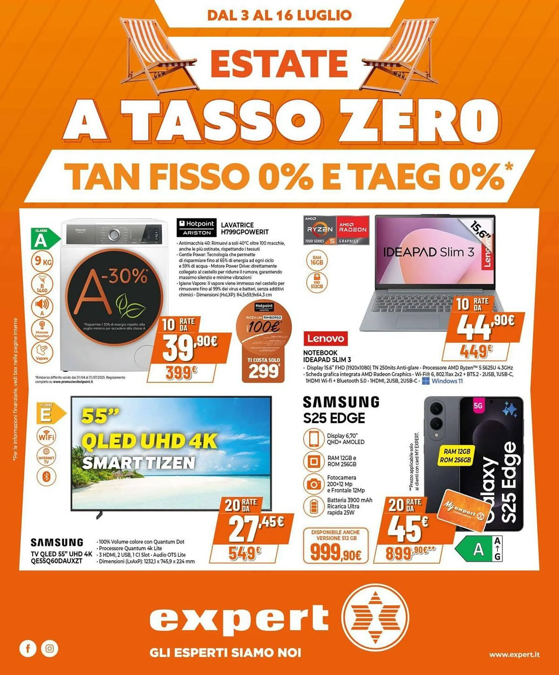 Volantino Expert da 3 luglio a 16 luglio di 2025 - Pagina del volantino 1