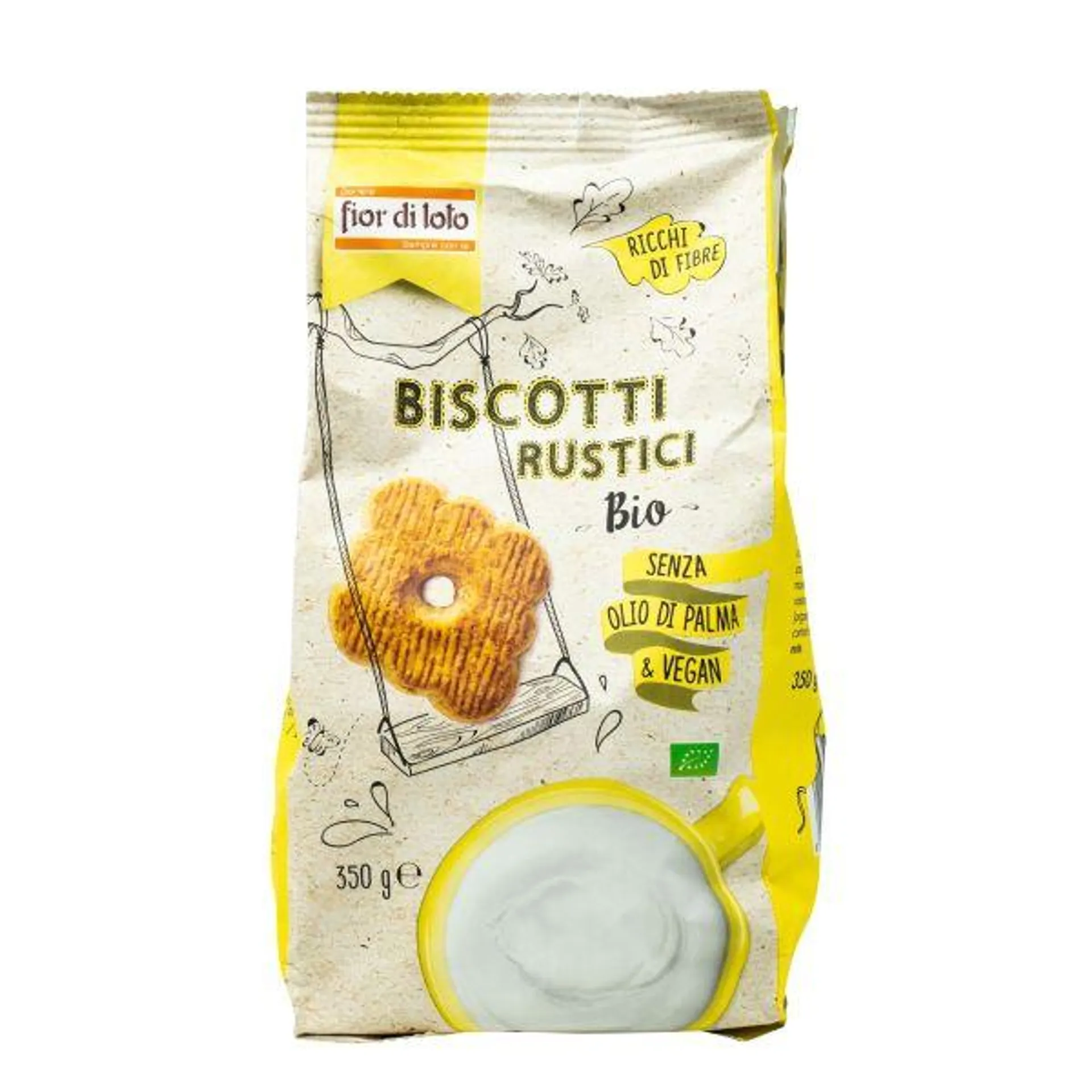 Biscotti Rustici Fior di Loto 350 G