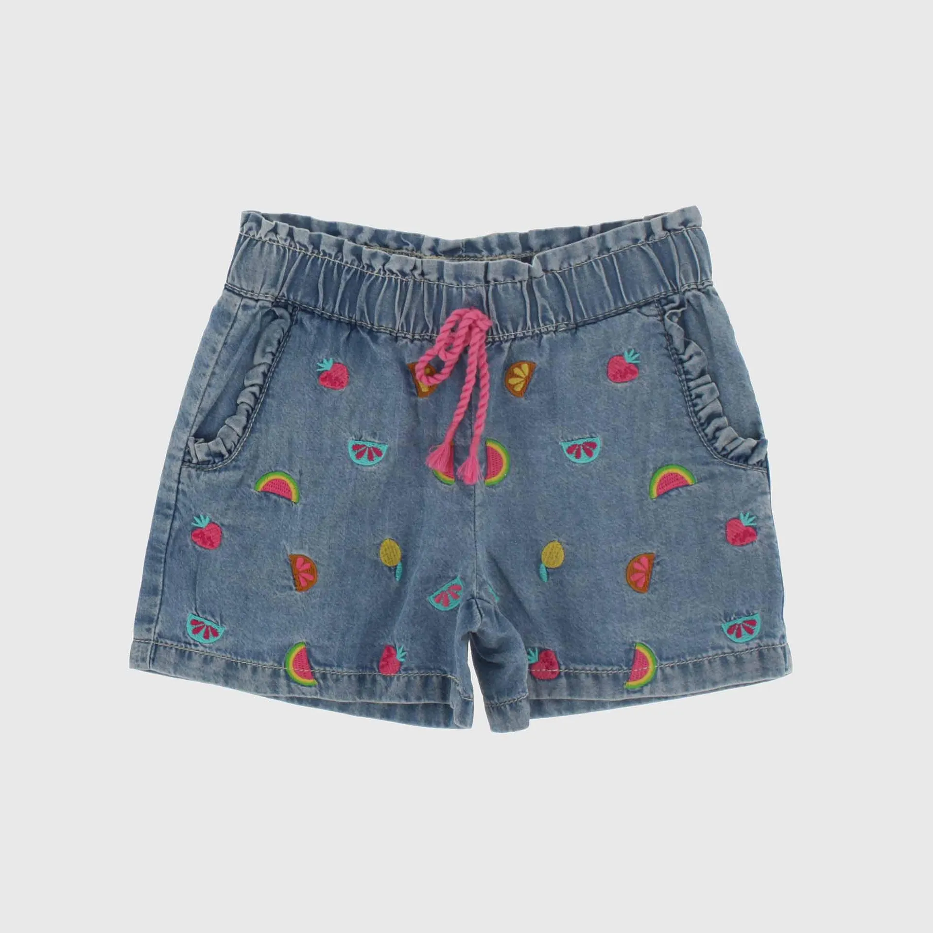 Shorts in jersey da Bambina, BLU