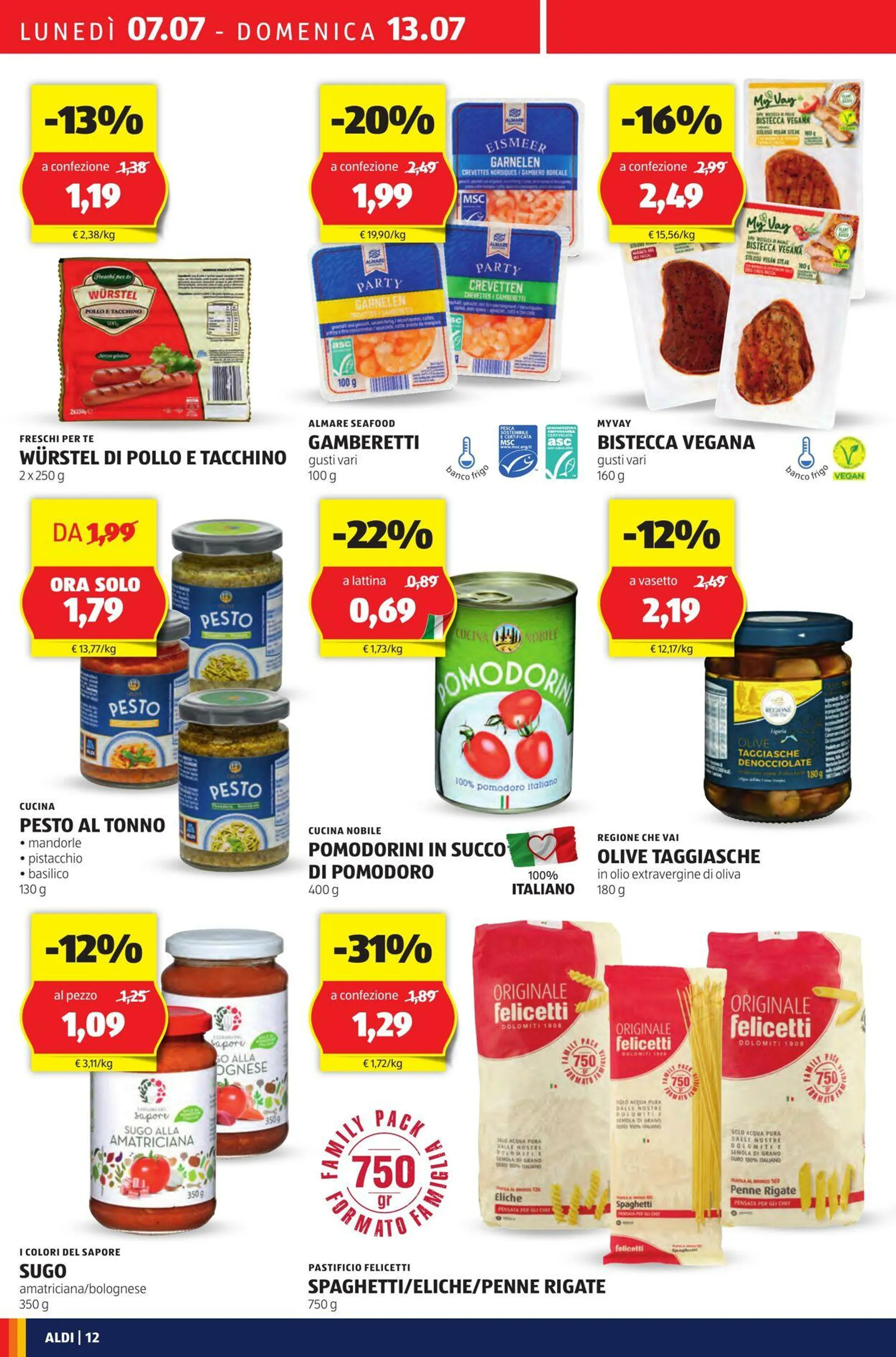 Aldi Volantino attuale da 7 luglio a 13 luglio di 2025 - Pagina del volantino 12