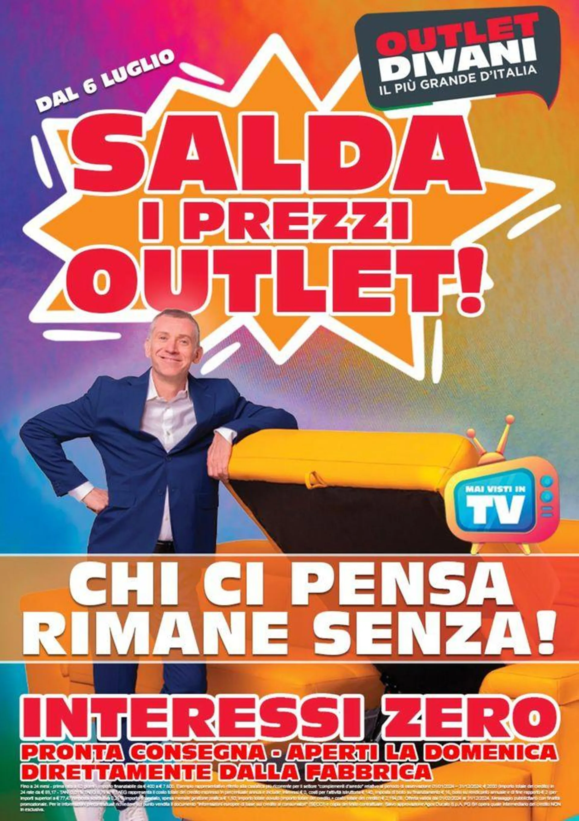 Salda i prezzi outlet! da 11 luglio a 11 agosto di 2024 - Pagina del volantino 1