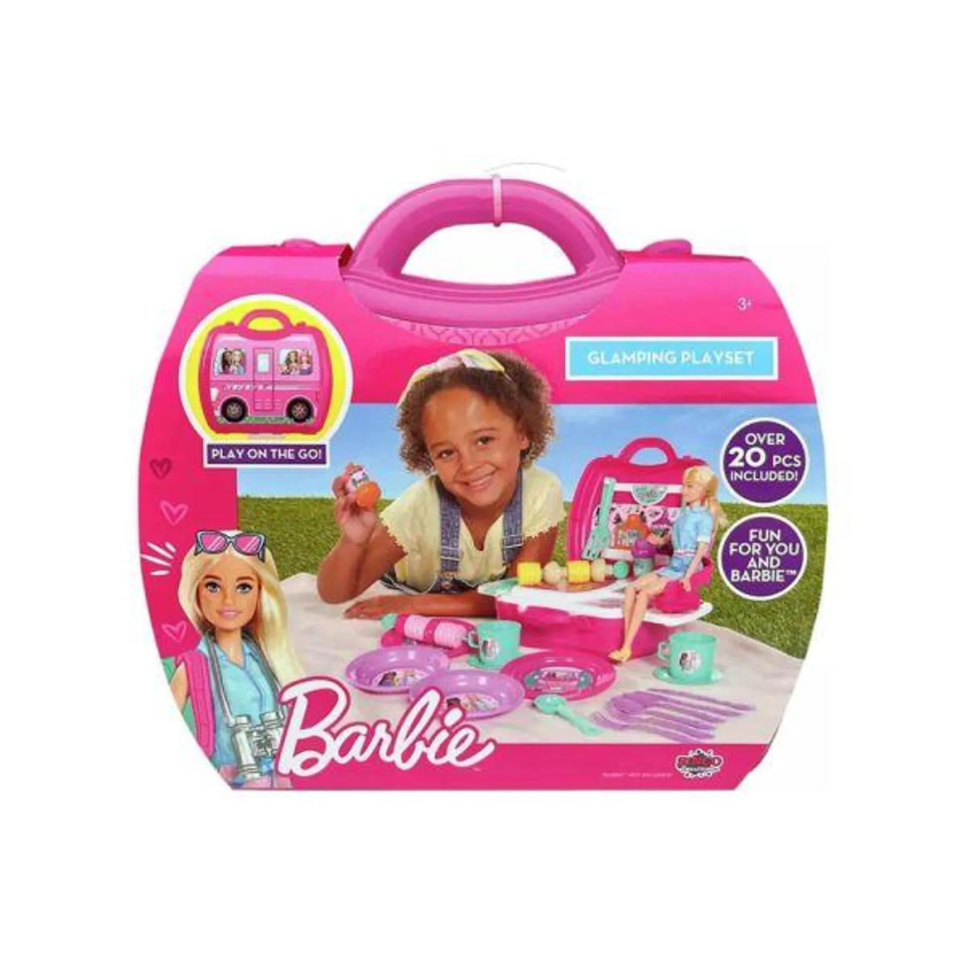 Barbie glamping playset