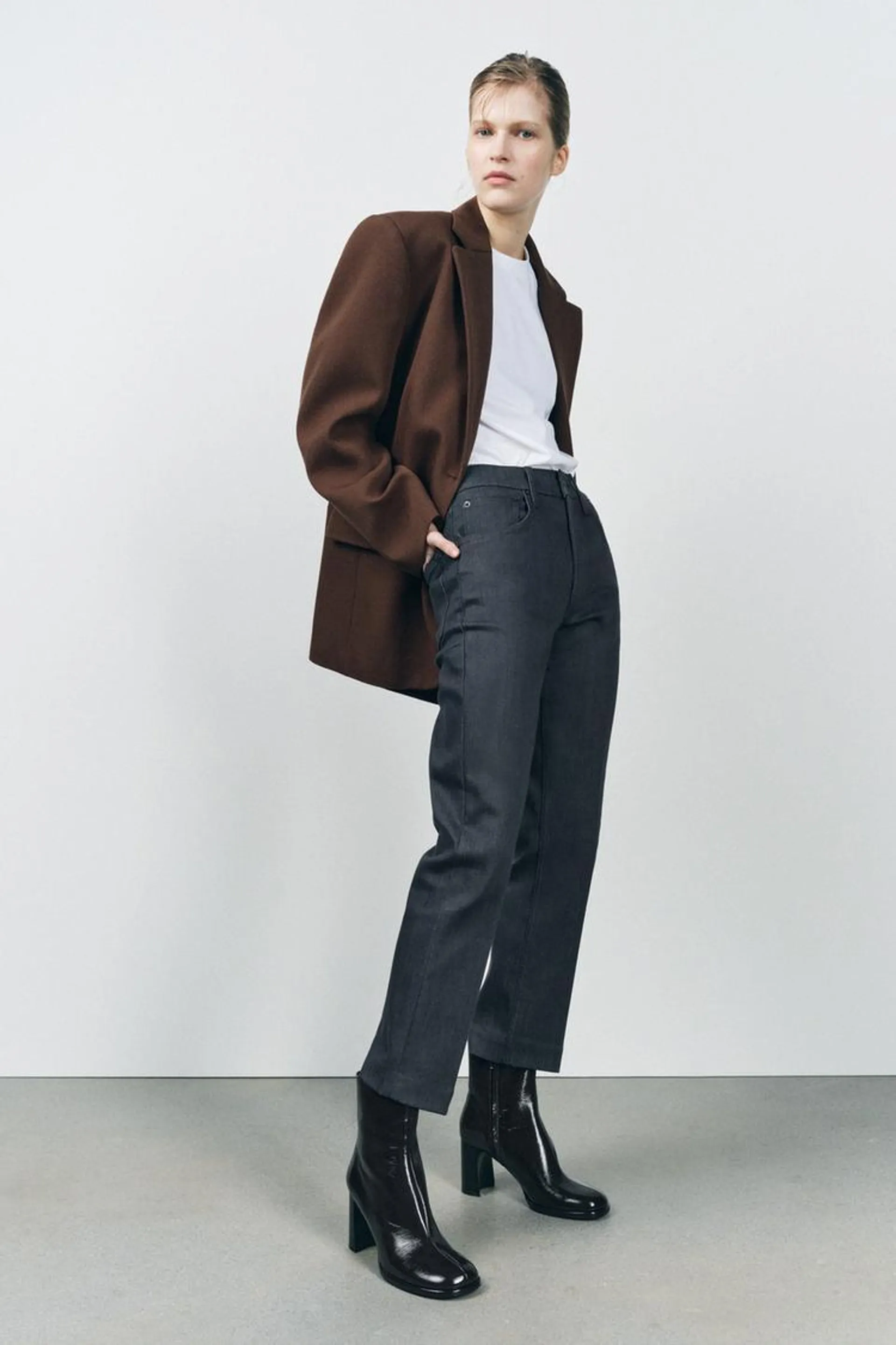 JEANS ZW COLLECTION BOOTCUT A VITA ALTA CROPPED