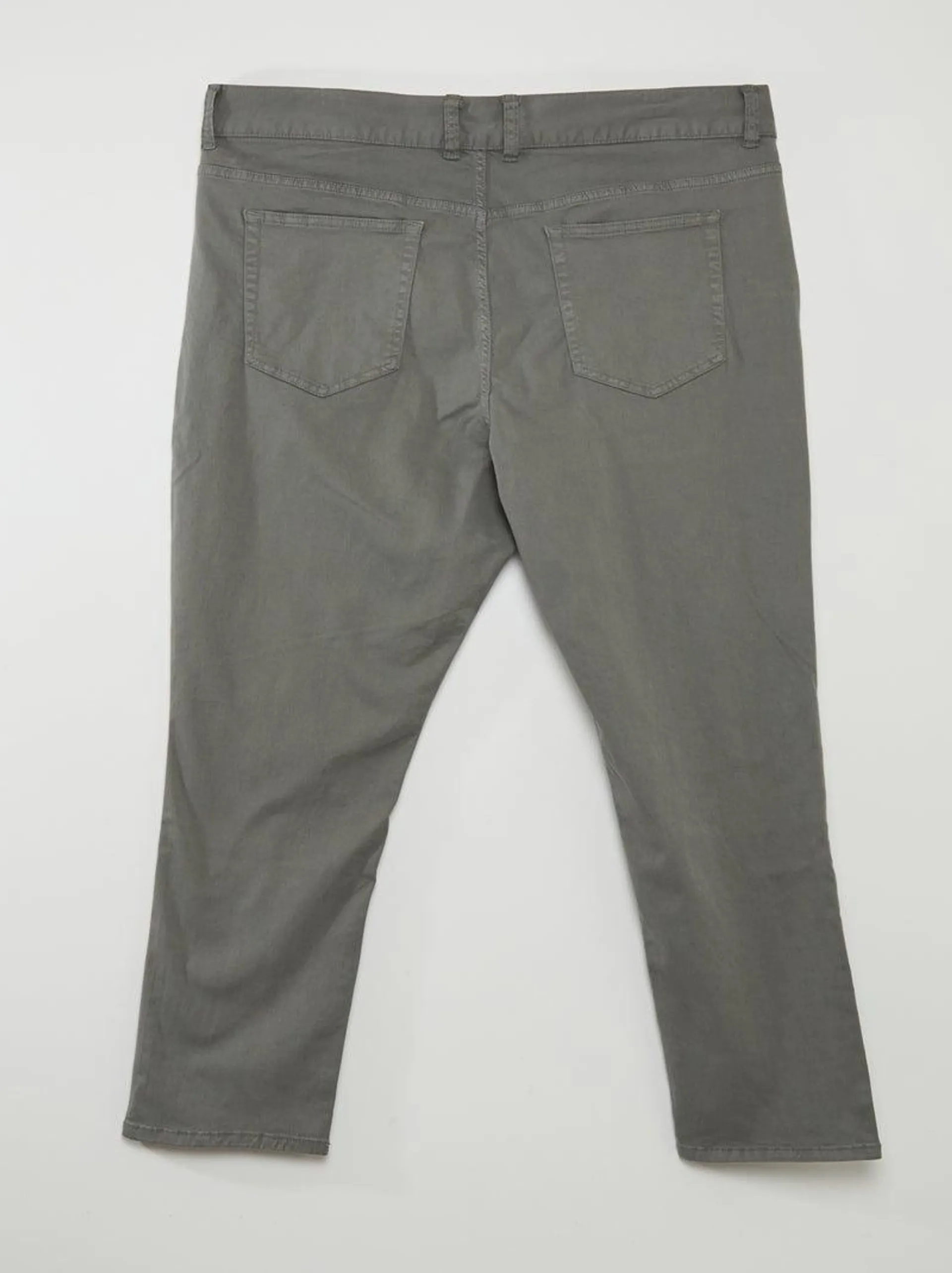 Pantaloni slim L30 - VERDE