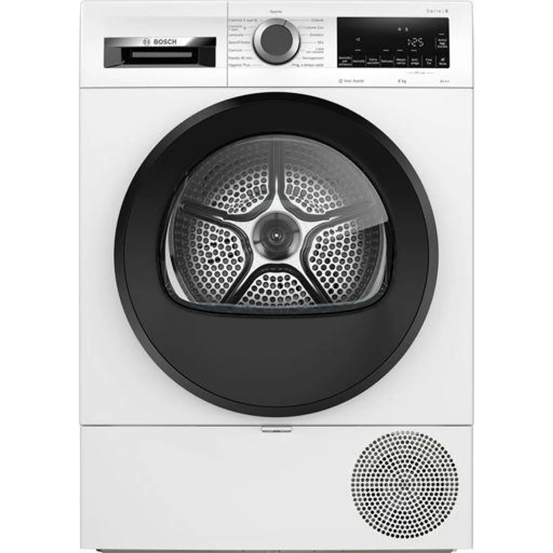 Bosch wqg233c0it asciugatrice 8kg a+++ easyclean vapore ecoga...