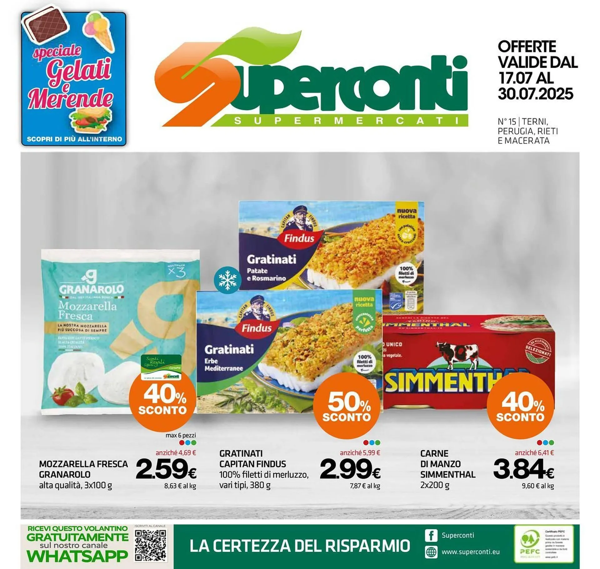 Volantino Superconti da 17 luglio a 30 luglio di 2025 - Pagina del volantino 1