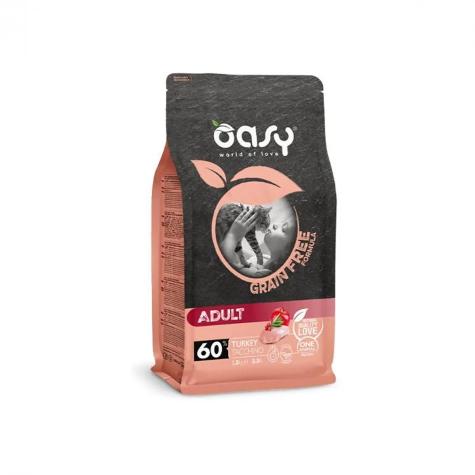 Oasy Cat Grain Free Adult crocchette per gatti 300g