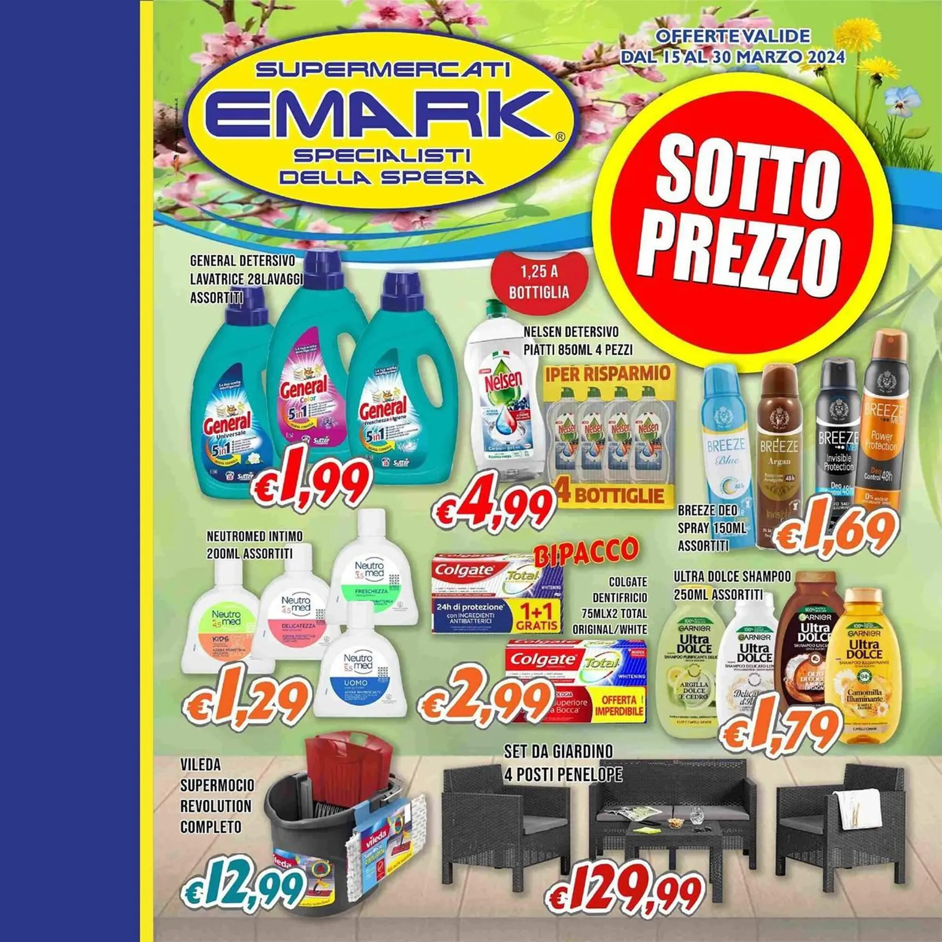 Volantino Supermercati Emark da 15 marzo a 30 marzo di 2024 - Pagina del volantino 1